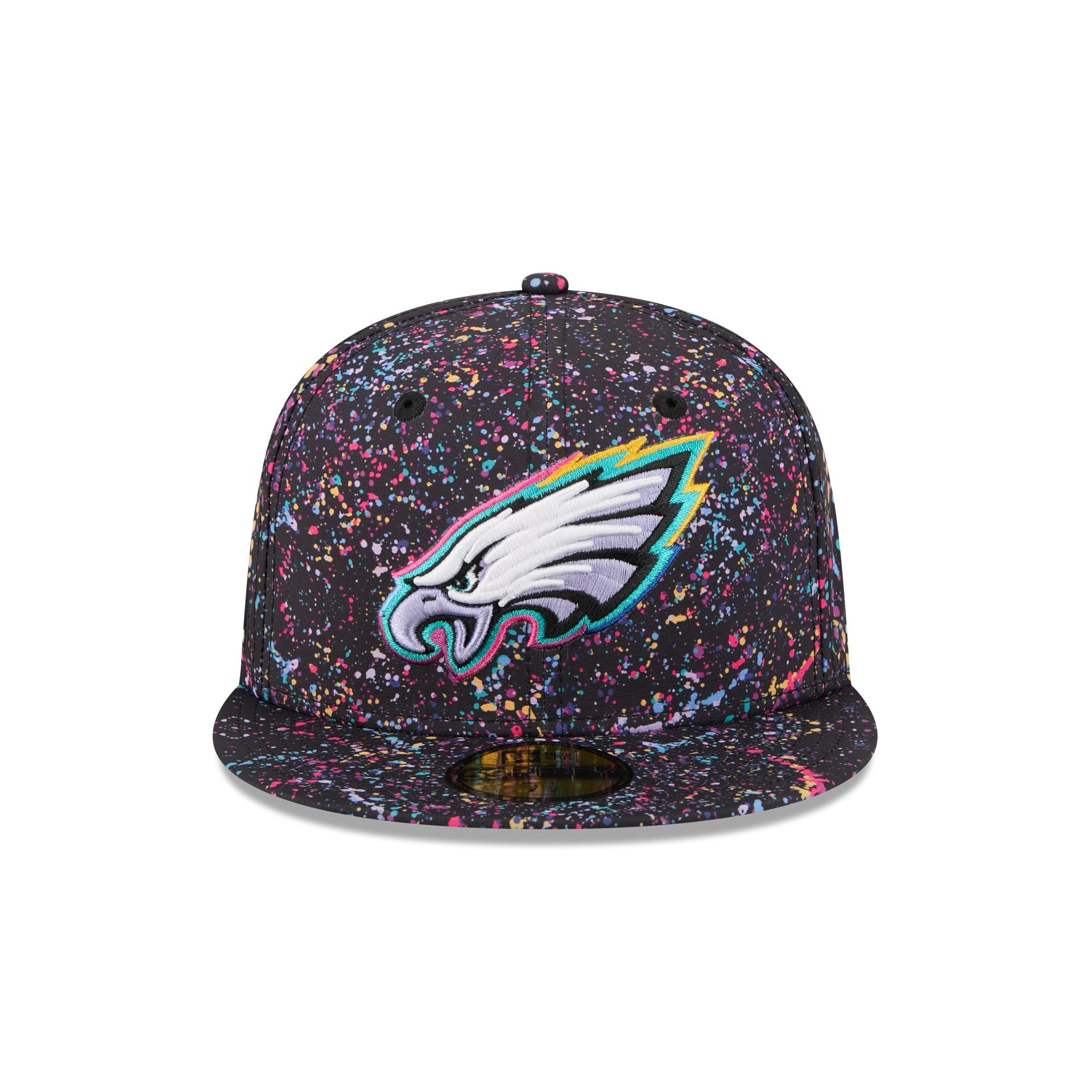 Alternative view of Philadelphia Eagles 2025 Crucial Catch 59Fifty Fitted Hat