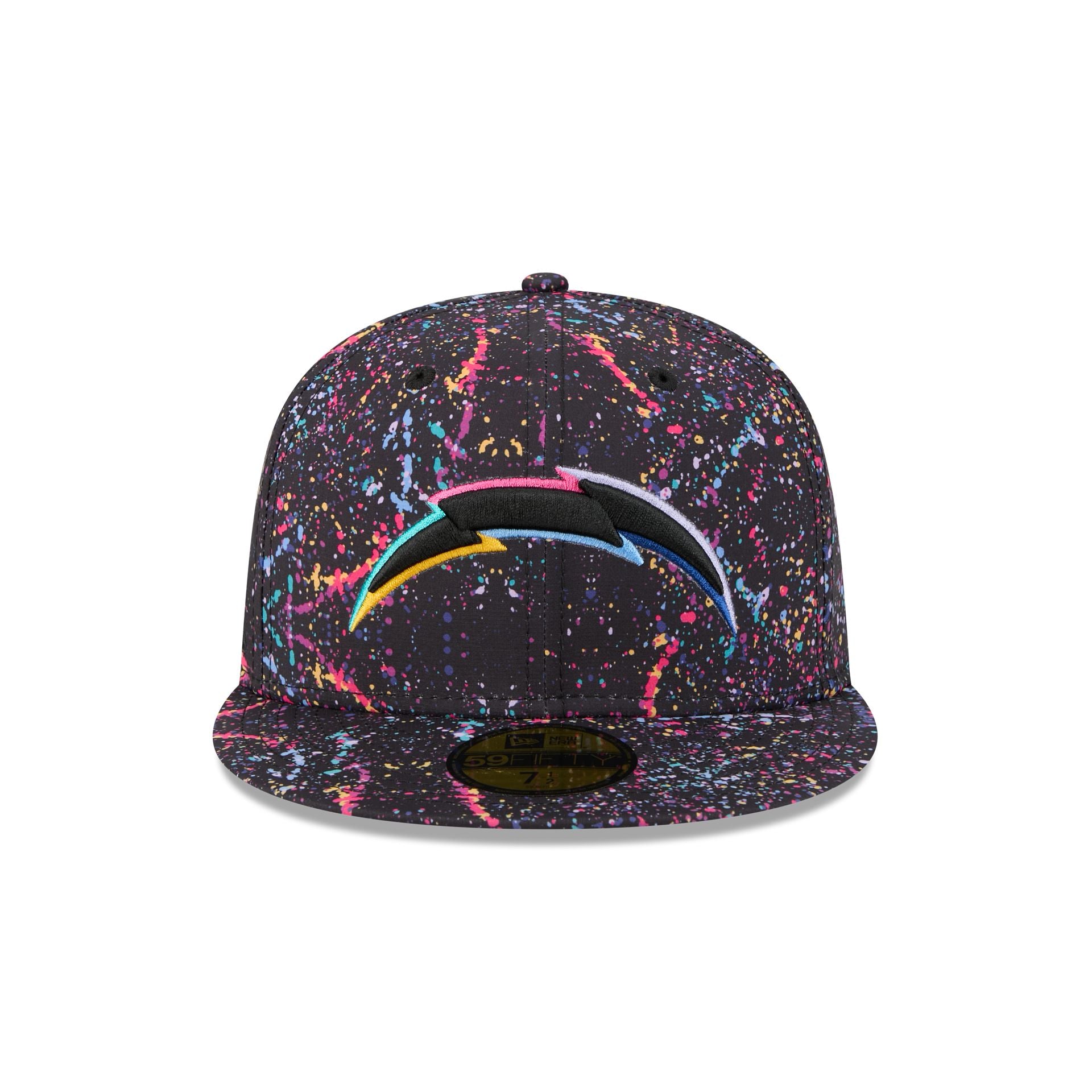 Alternative view of Los Angeles Chargers 2025 Crucial Catch 59Fifty Fitted Hat