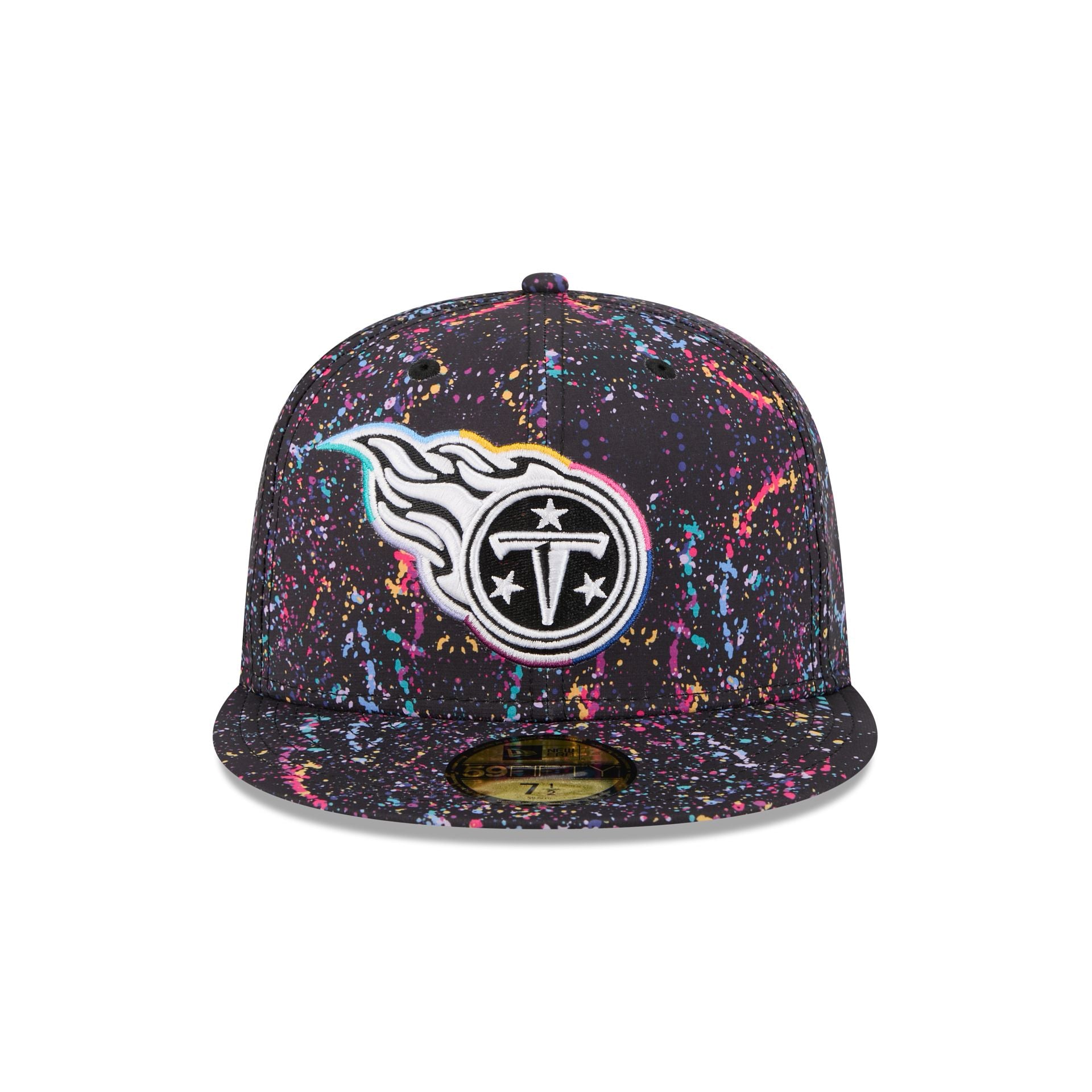 Alternative view of Tennessee Titans 2025 Crucial Catch 59Fifty Fitted Hat