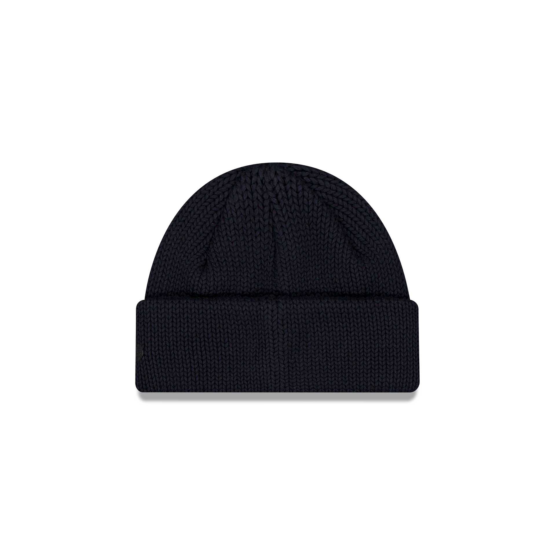 Alternative view of New Era Branded Navy Short Knit Beanie Hat