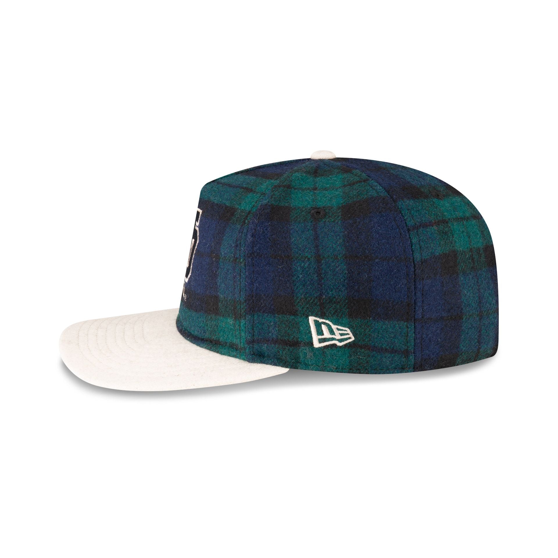 Notre Dame Fighting Irish Plaid Letterman 19Twenty Adjustable Hat - Image 5
