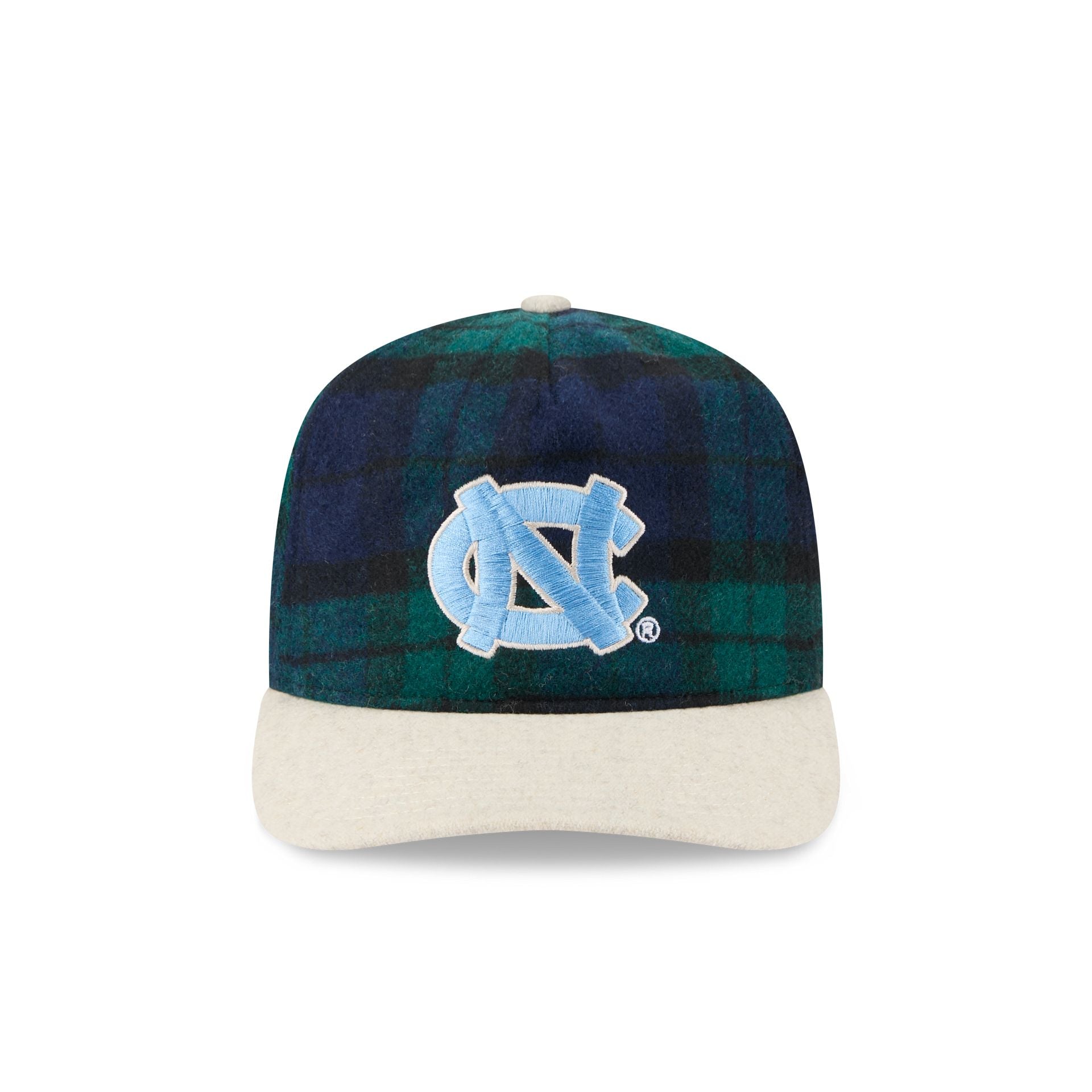 Alternative view of North Carolina Tar Heels Plaid Letterman 19Twenty Adjustable Hat