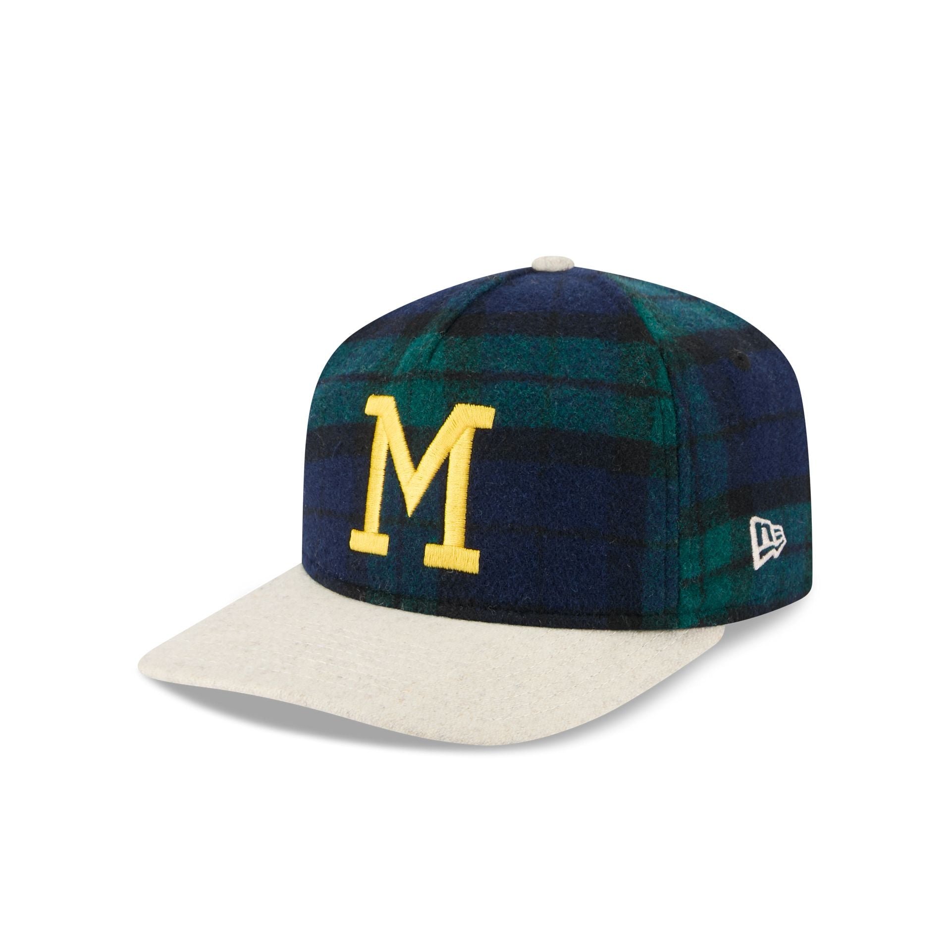 Milwaukee Brewers Plaid Letterman 19Twenty Adjustable Hat - Image 3