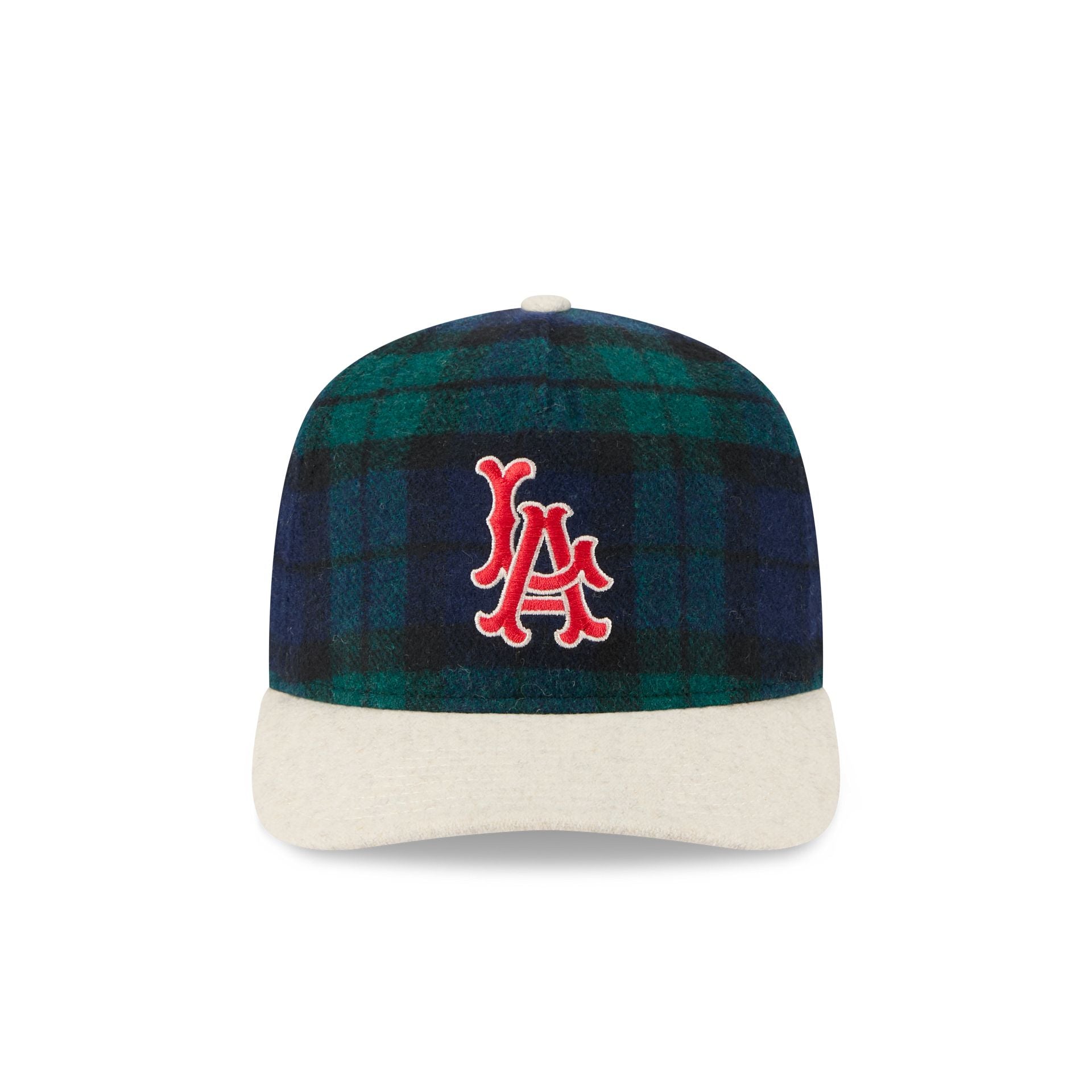 Alternative view of Los Angeles Angels Plaid Letterman 19Twenty Adjustable Hat