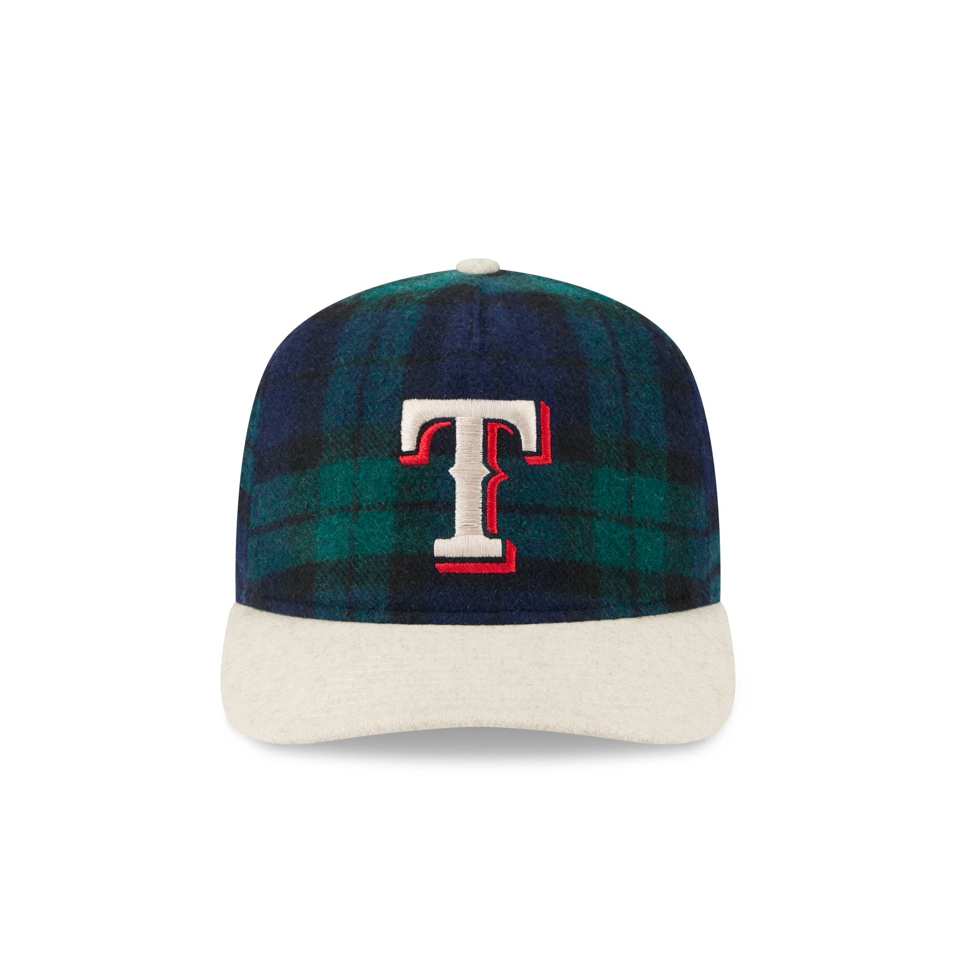 Alternative view of Texas Rangers Plaid Letterman 19Twenty Adjustable Hat