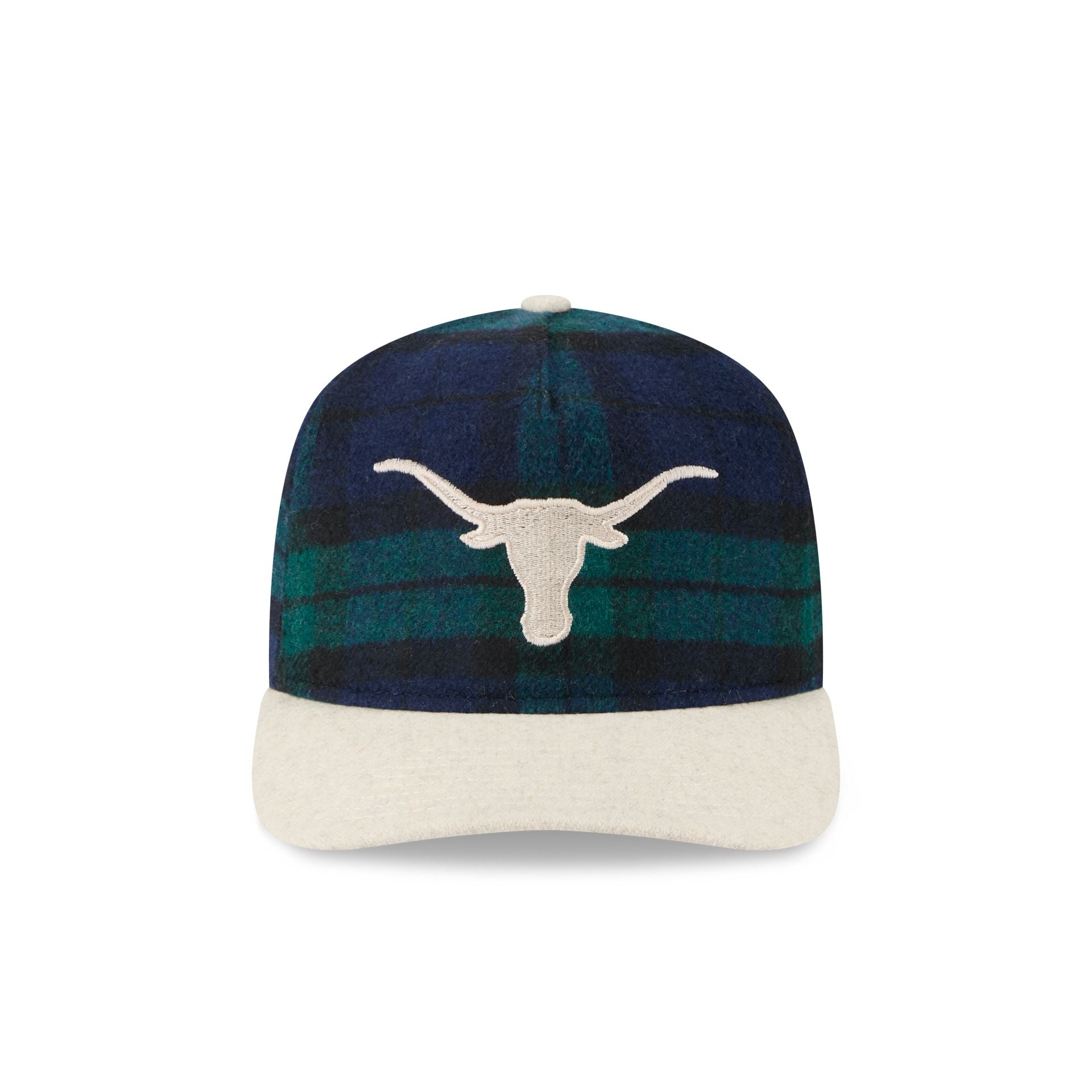 Alternative view of Texas Longhorns Plaid Letterman 19Twenty Adjustable Hat