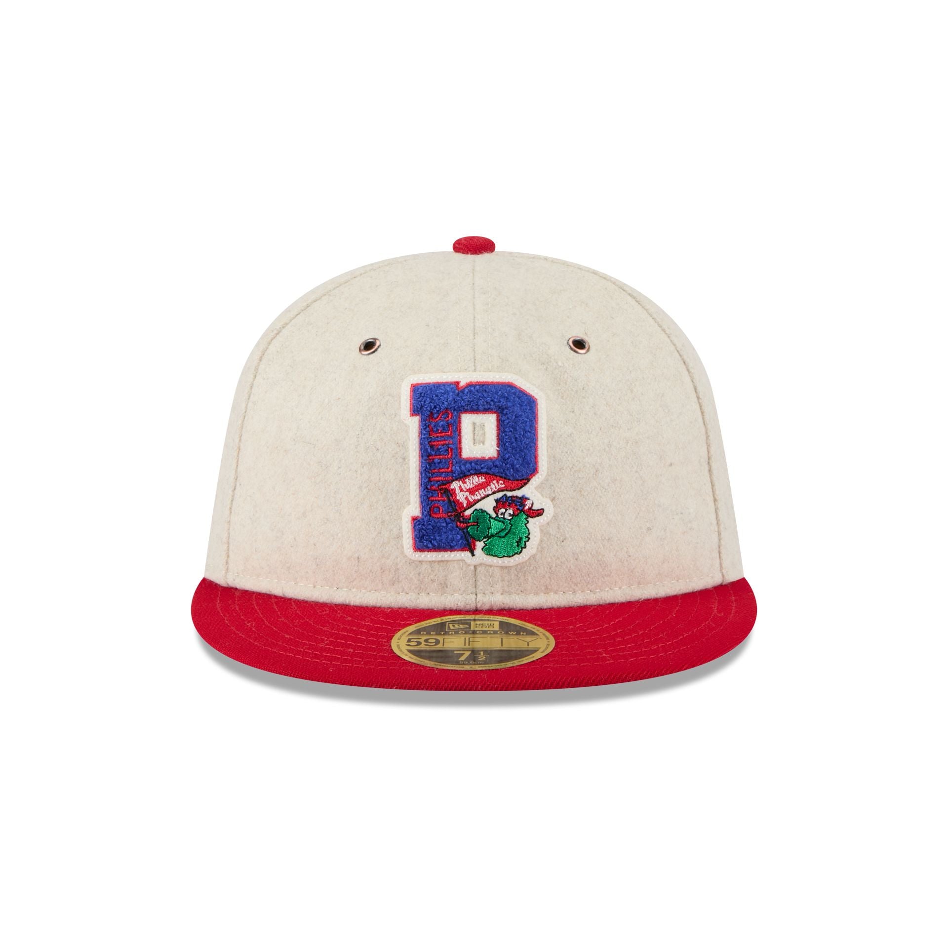 Alternative view of Philadelphia Phillies Wool Letterman Retro Crown 59Fifty Fitted Hat