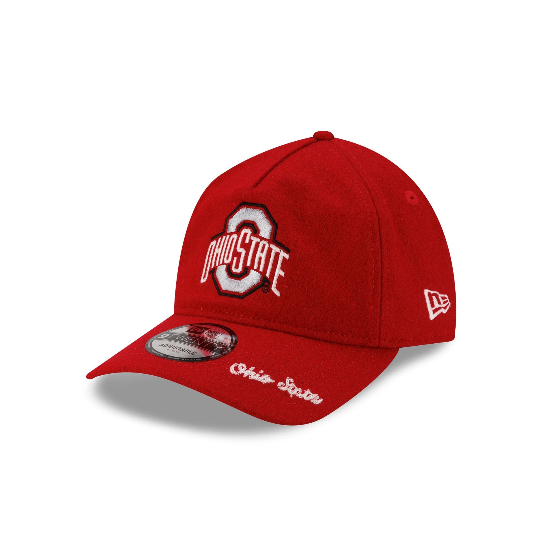 Ohio State Buckeyes College Vault Wool Letterman 9Twenty A-Frame Adjustable Hat Adjustable Hat