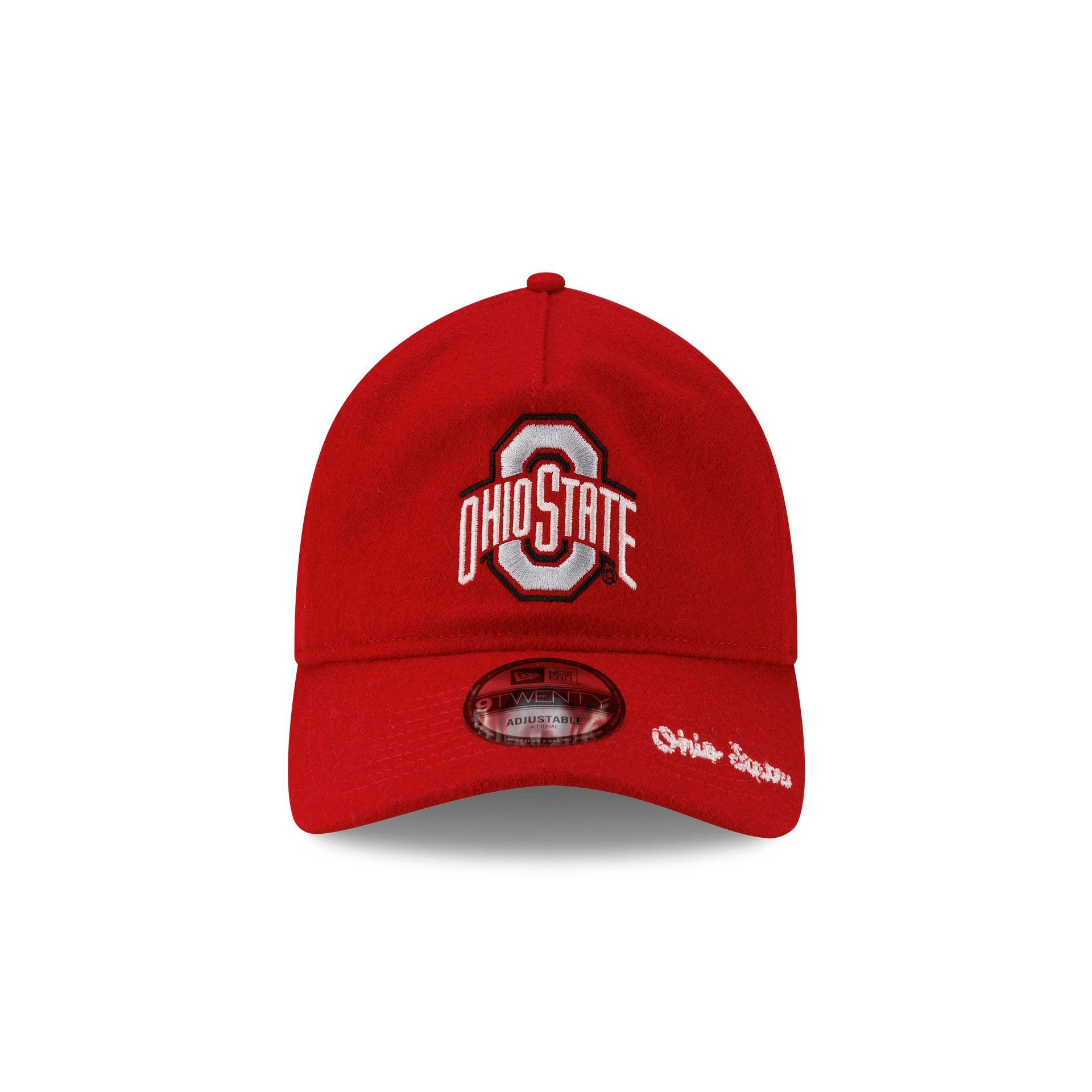 Alternative view of Ohio State Buckeyes College Vault Wool Letterman 9Twenty A-Frame Adjustable Hat Adjustable Hat