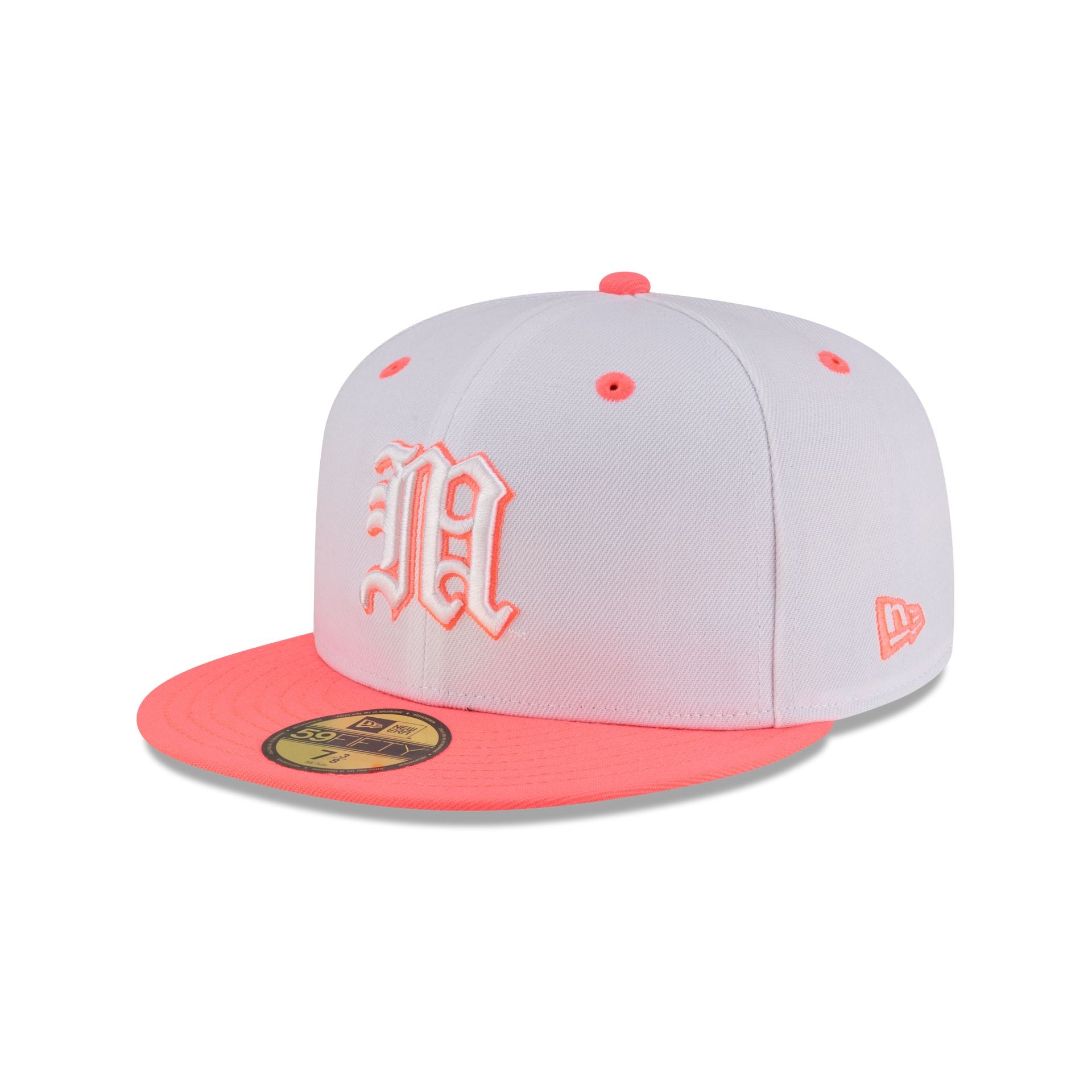 Miami Hurricanes Chrome Pink 59Fifty Fitted Hat