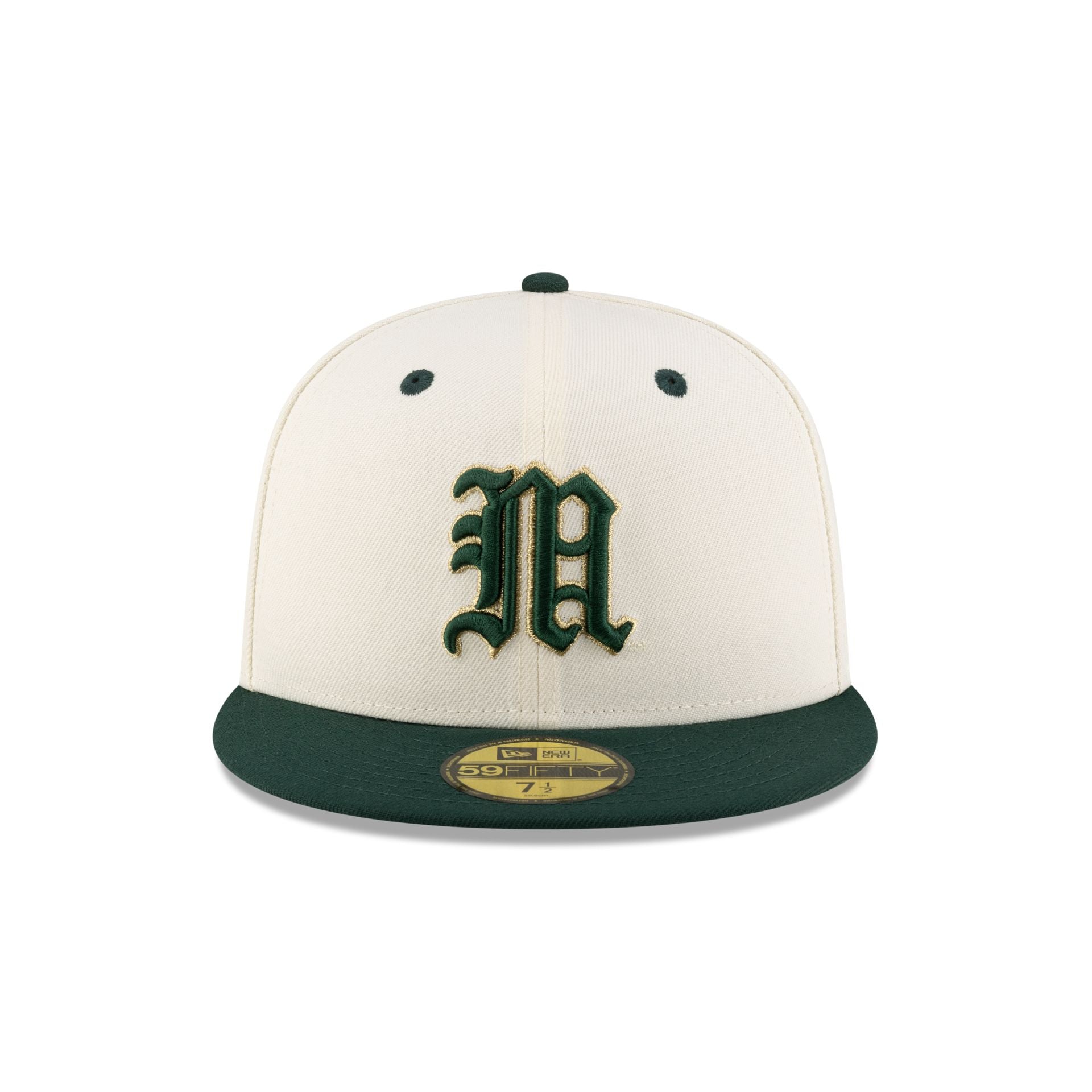 Alternative view of Miami Hurricanes Alt Chrome White 59Fifty Fitted Hat