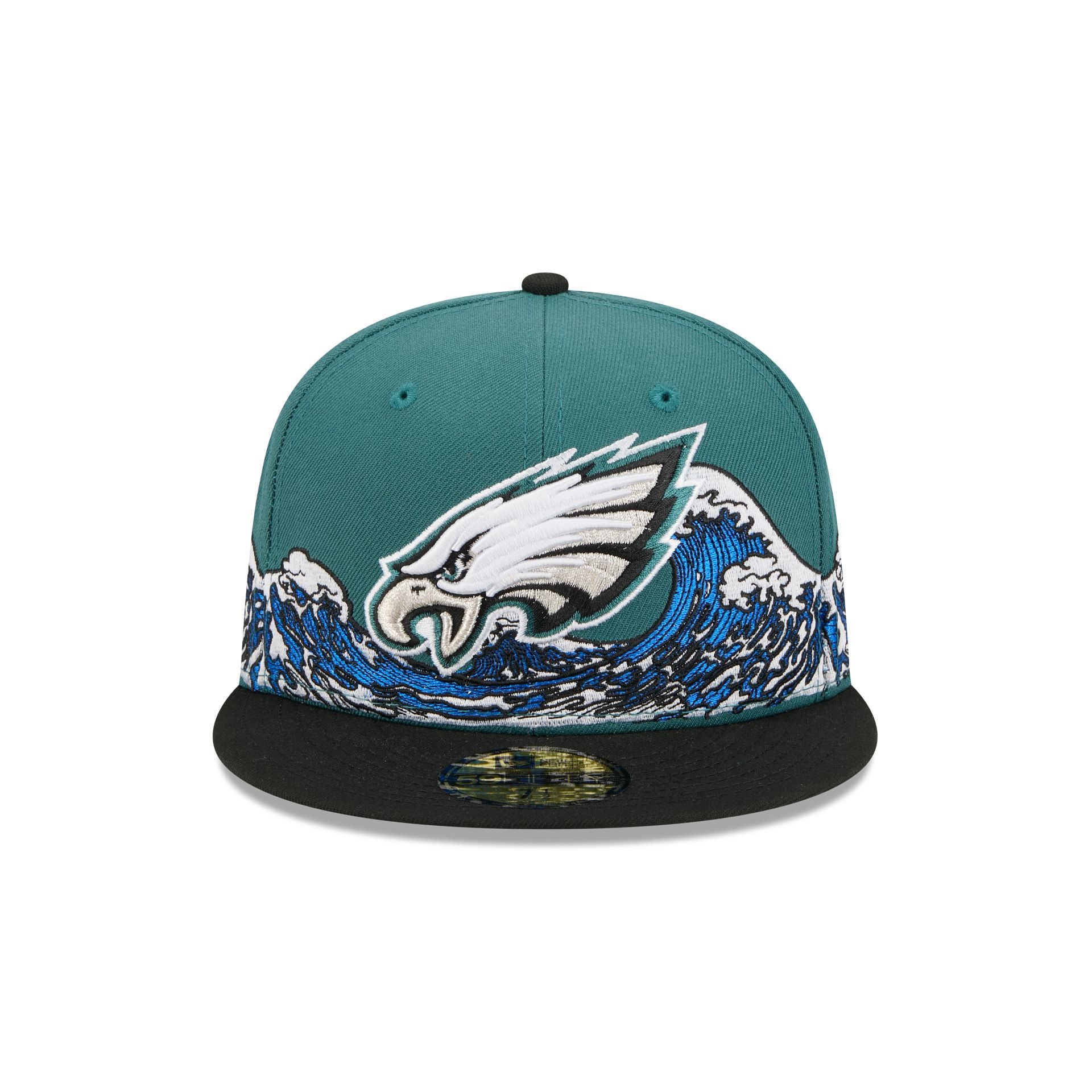 Alternative view of Philadelphia Eagles Tidal Flow 59Fifty Fitted Hat