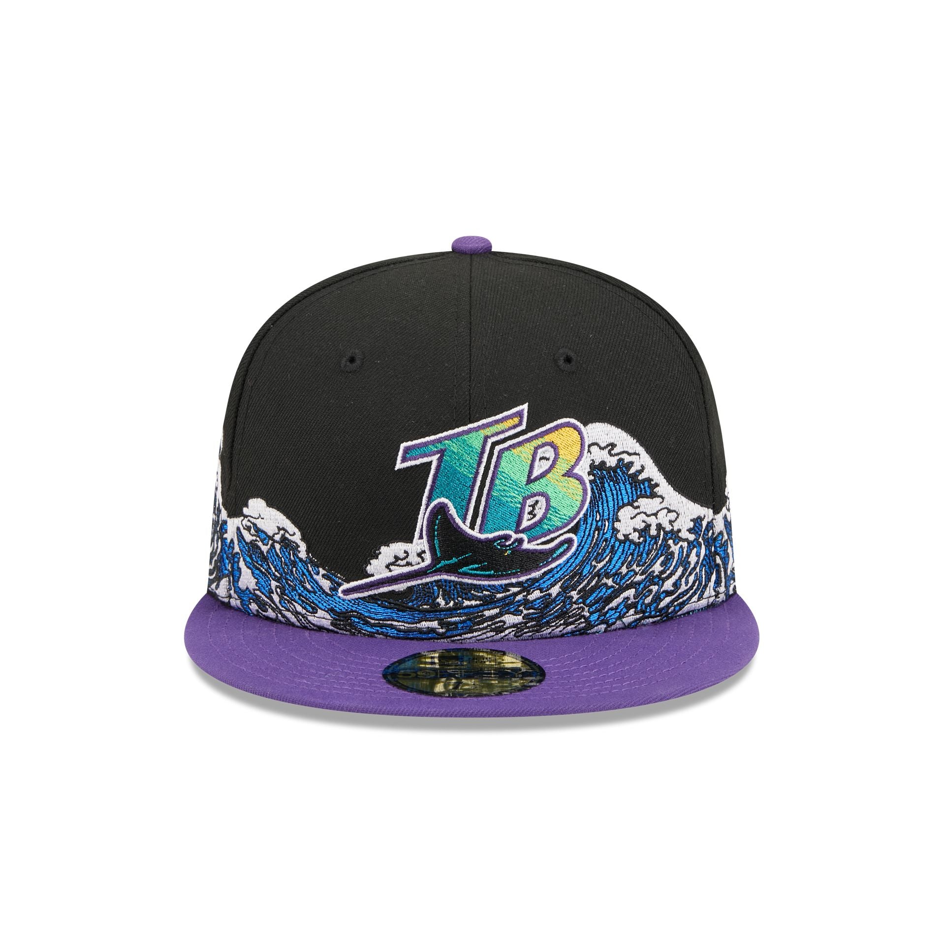Alternative view of Tampa Bay Rays Tidal Flow 59Fifty Fitted Hat