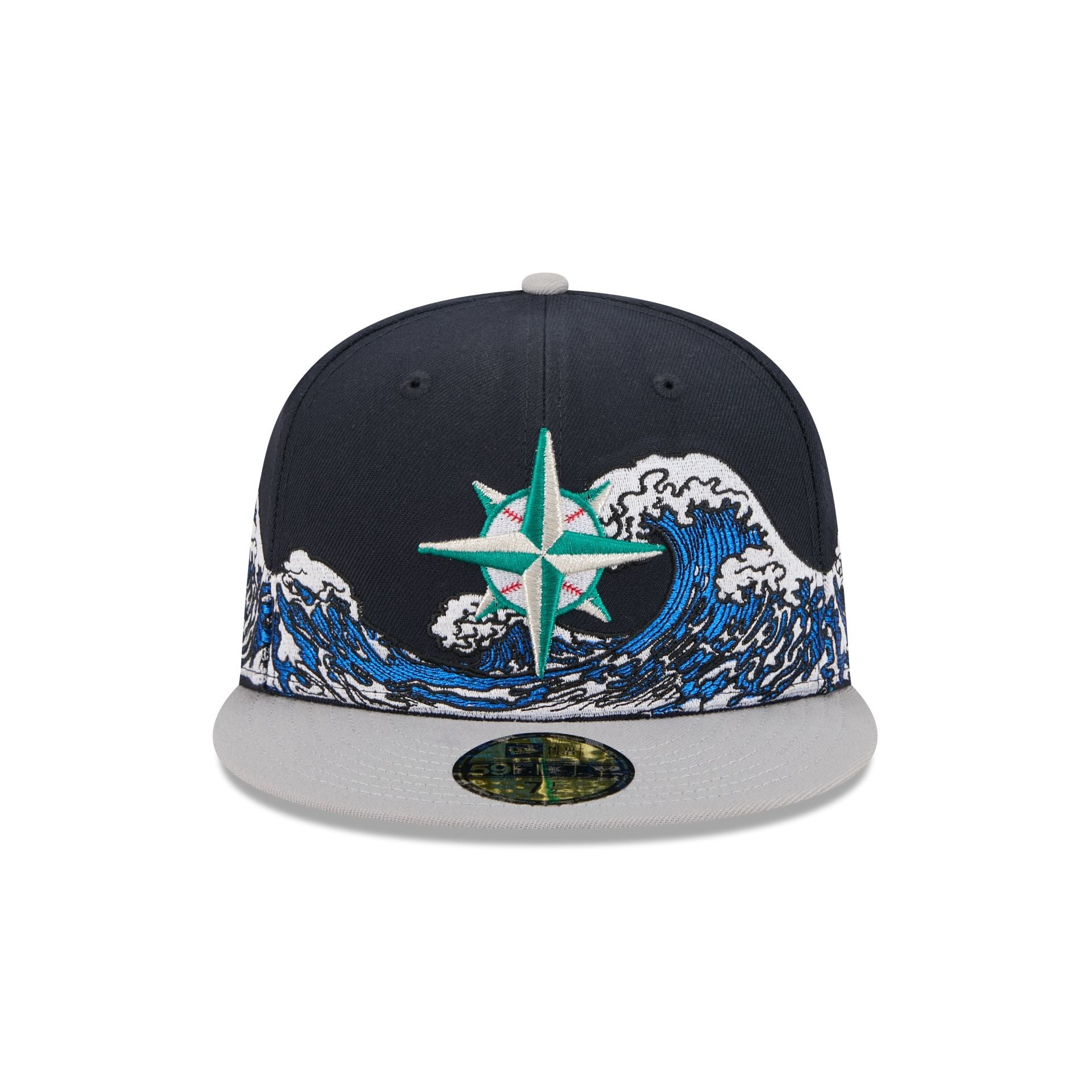 Alternative view of Seattle Mariners Tidal Flow 59Fifty Fitted Hat