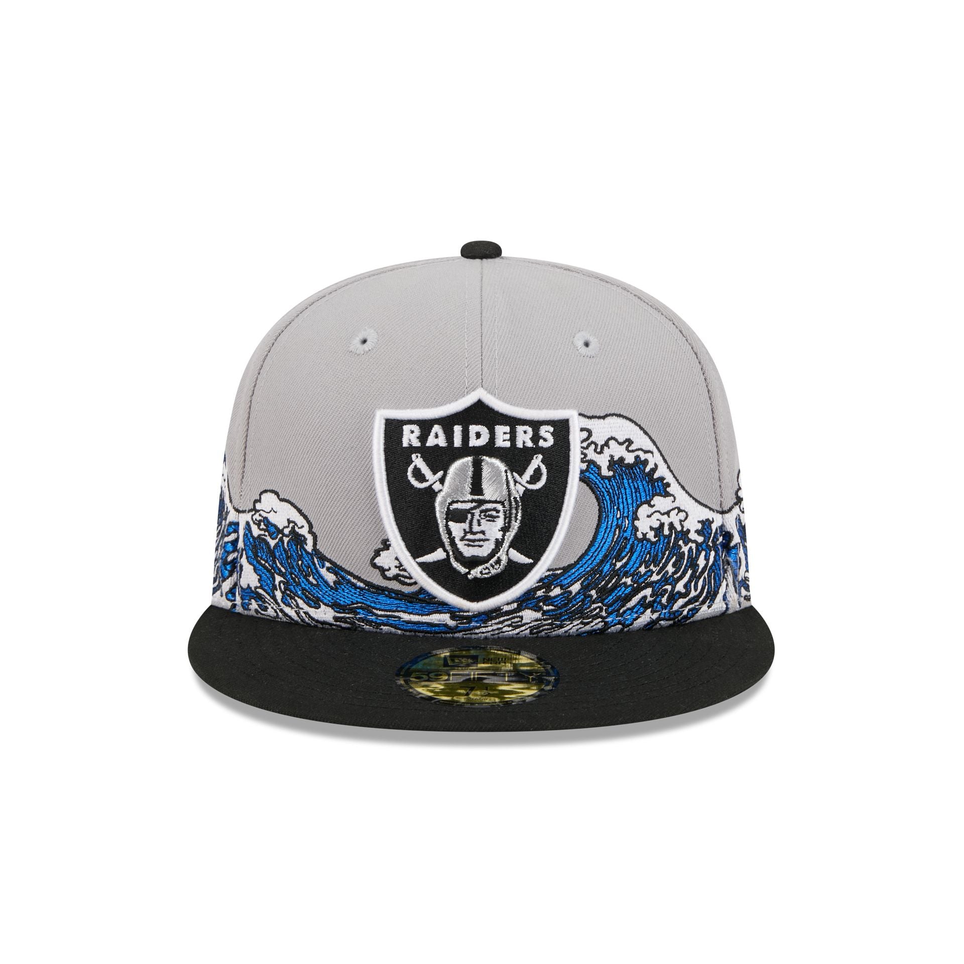 Alternative view of Las Vegas Raiders Tidal Flow 59Fifty Fitted Hat
