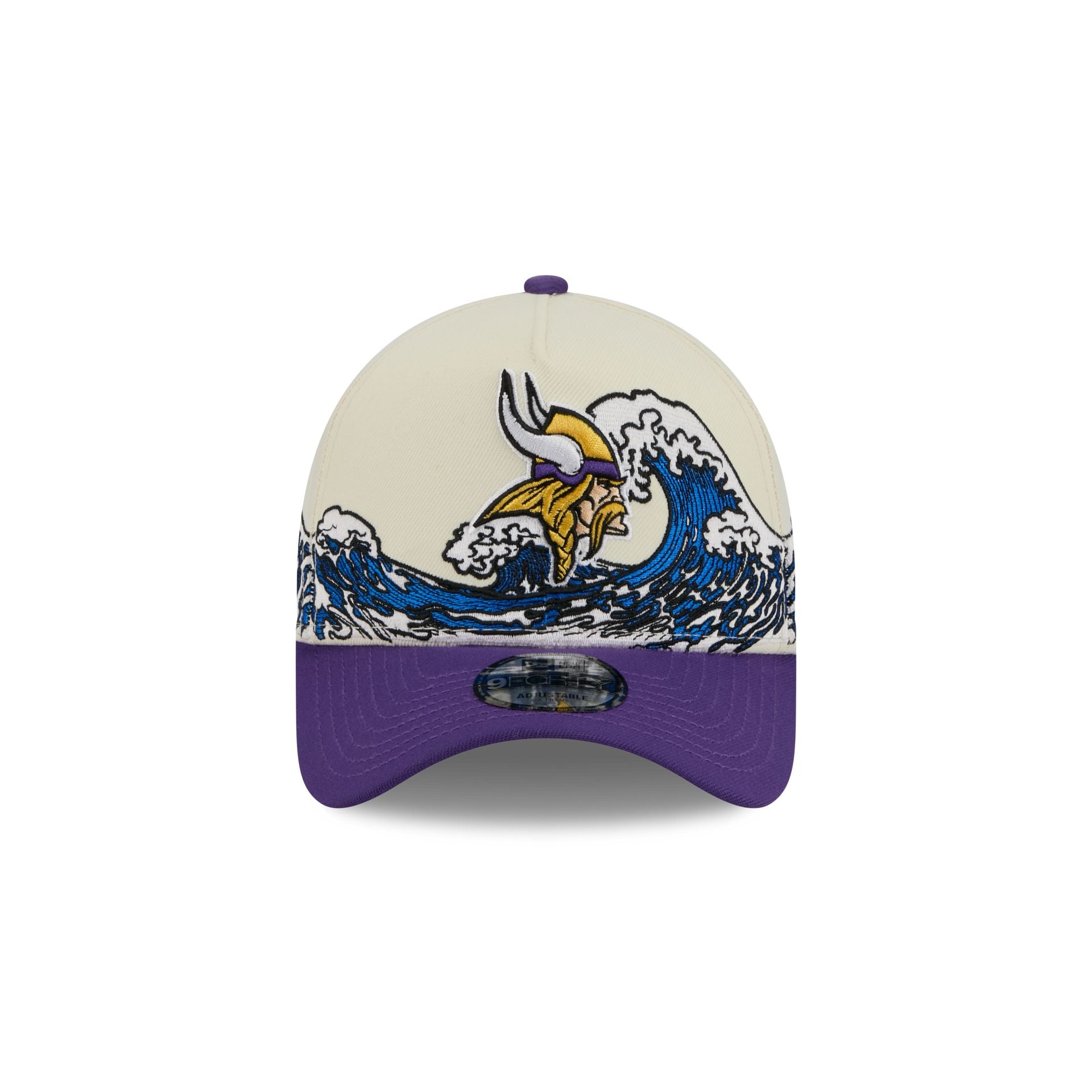 Alternative view of Minnesota Vikings Tidal Flow 9Forty A-Frame Snapback Hat