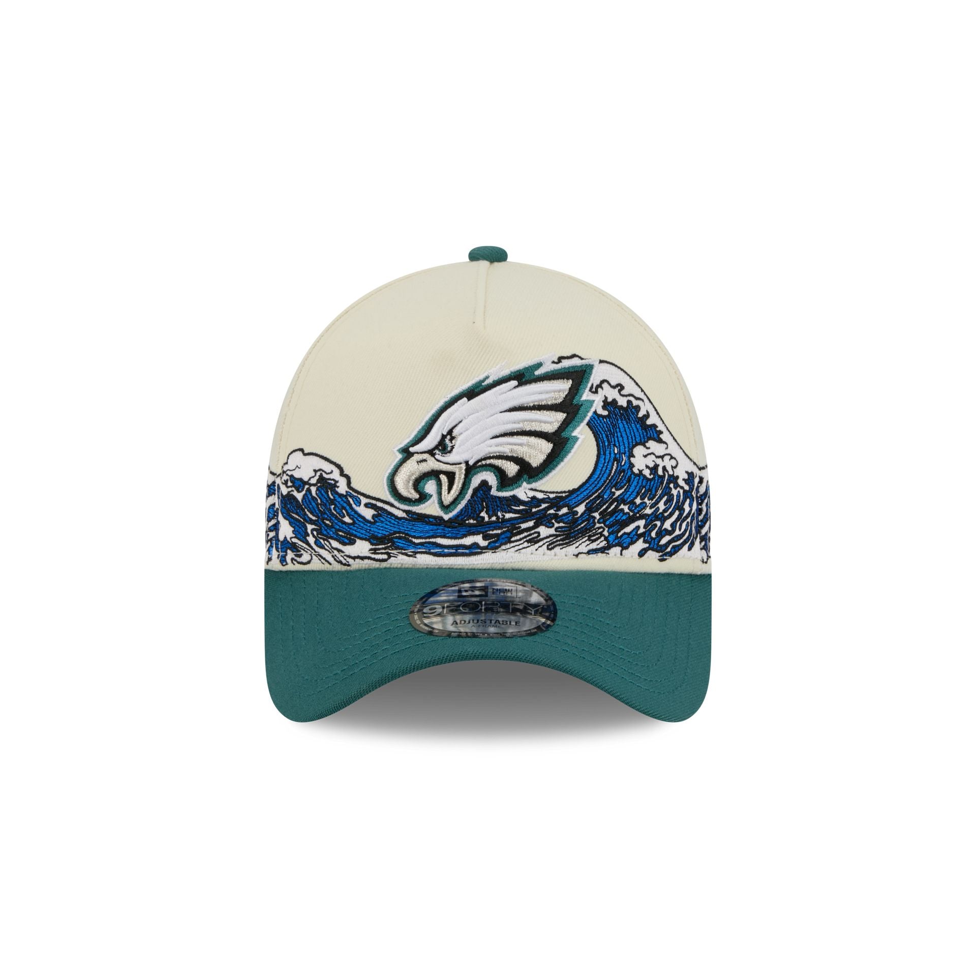 Alternative view of Philadelphia Eagles Tidal Flow 9Forty A-Frame Snapback Hat