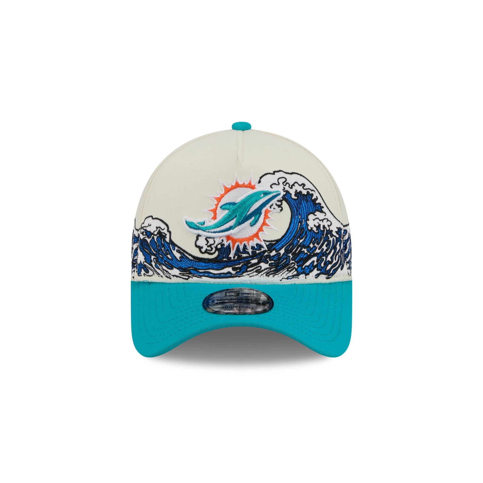 Alternative view of Miami Dolphins Tidal Flow 9Forty A-Frame Snapback Hat