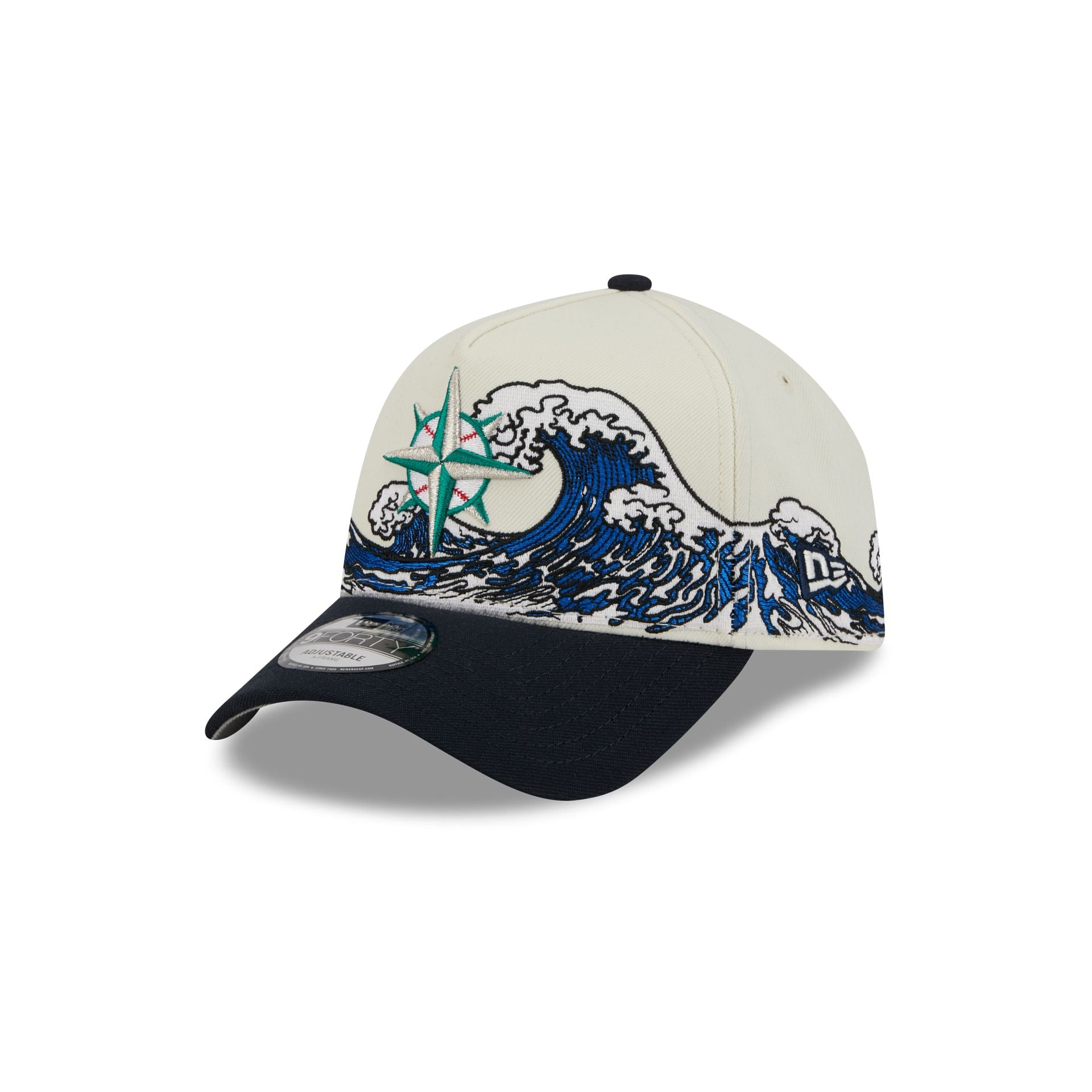 Seattle Mariners Tidal Flow 9Forty A-Frame Snapback Hat