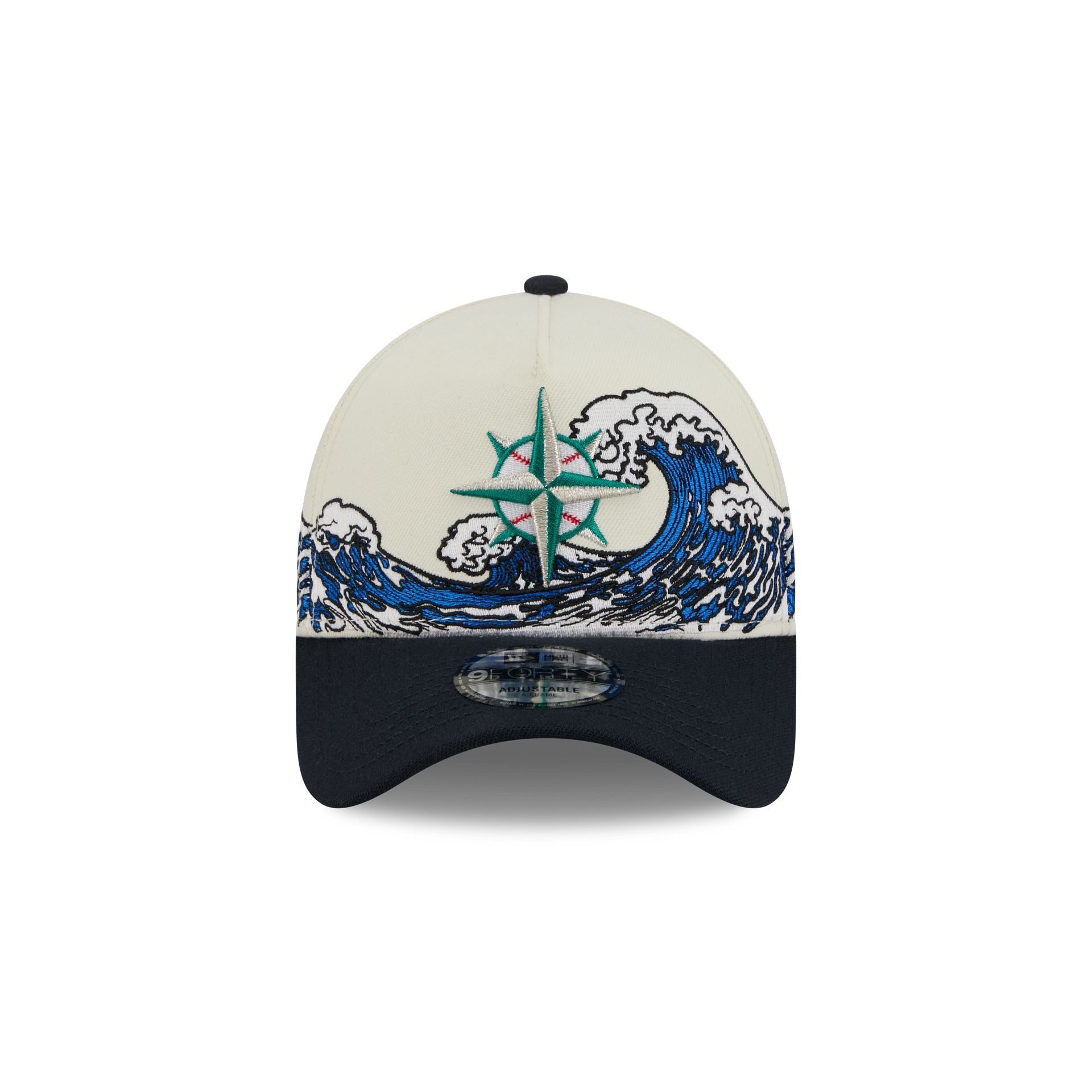 Alternative view of Seattle Mariners Tidal Flow 9Forty A-Frame Snapback Hat