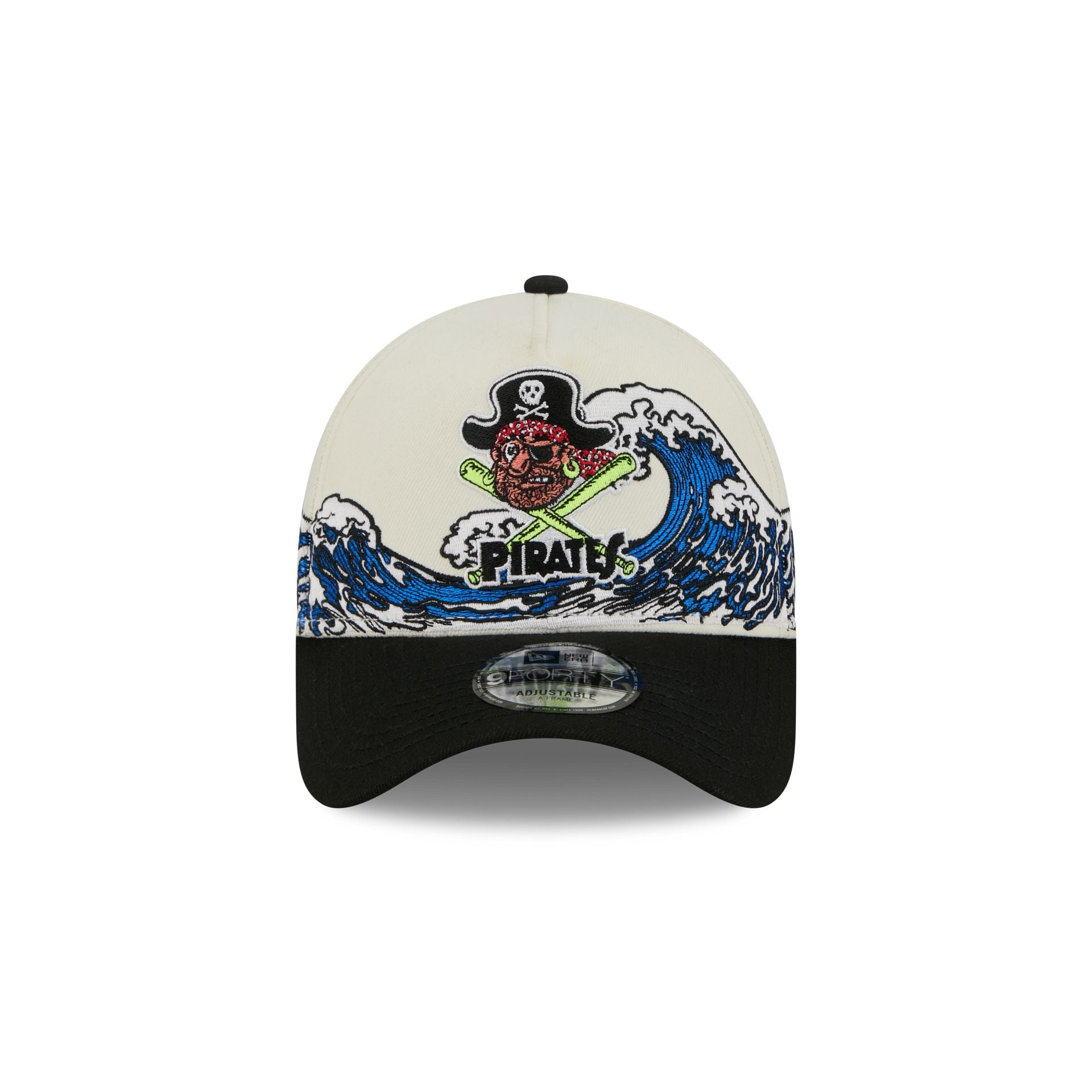 Alternative view of Pittsburgh Pirates Tidal Flow 9Forty A-Frame Snapback Hat