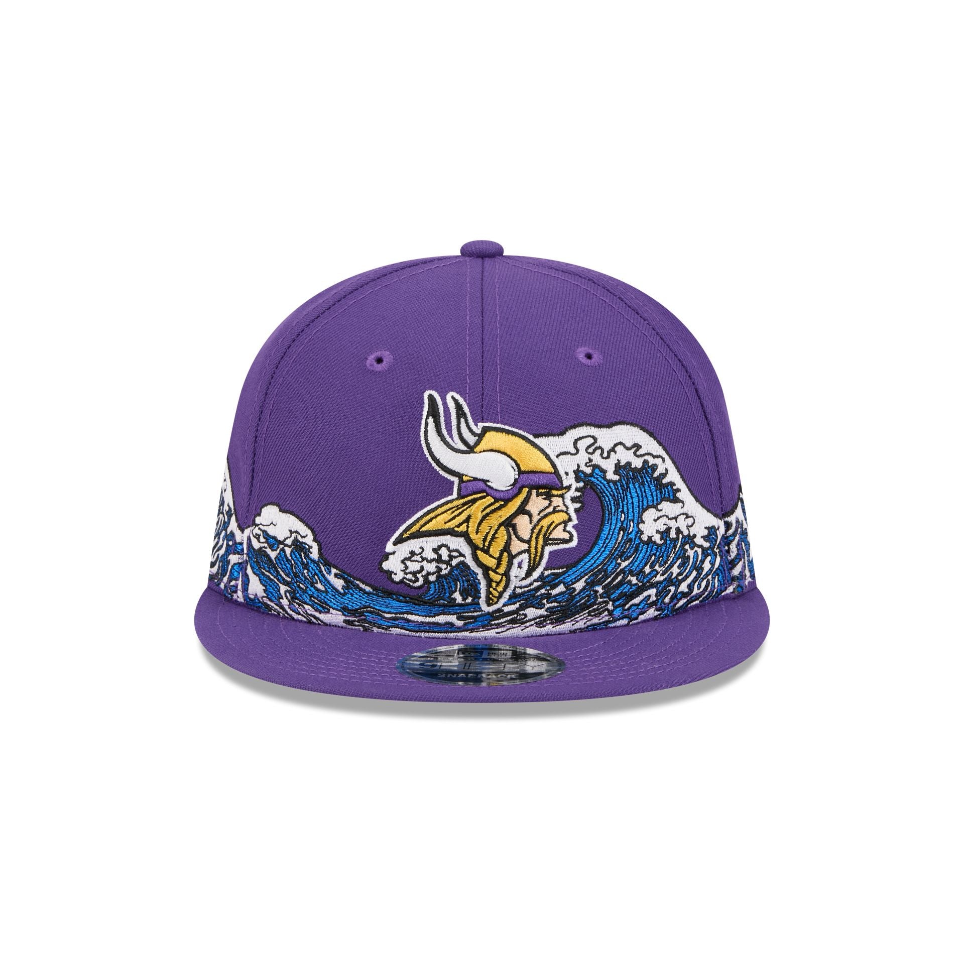 Alternative view of Minnesota Vikings Tidal Flow Retro Crown 9Fifty Adjustable Hat