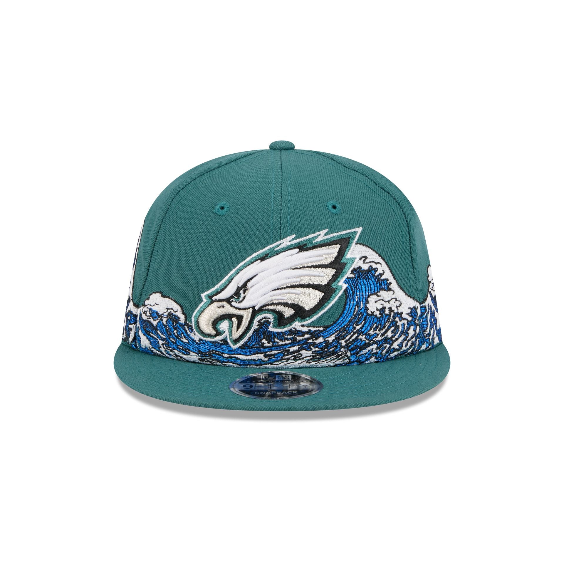 Alternative view of Philadelphia Eagles Tidal Flow Retro Crown 9Fifty Adjustable Hat