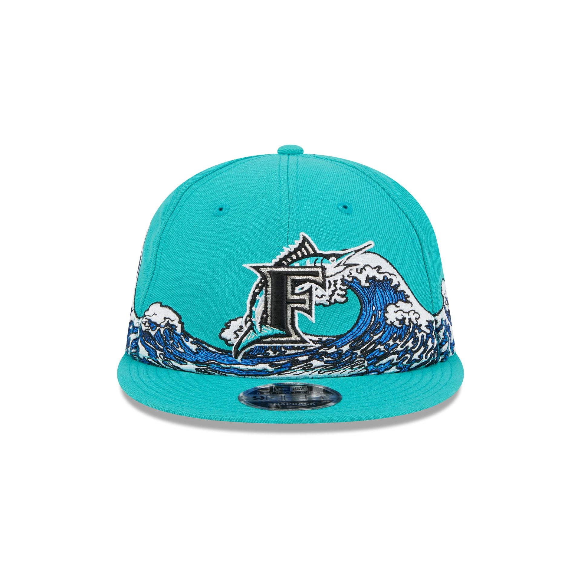 Alternative view of Miami Marlins Tidal Flow Retro Crown 9Fifty Adjustable Hat
