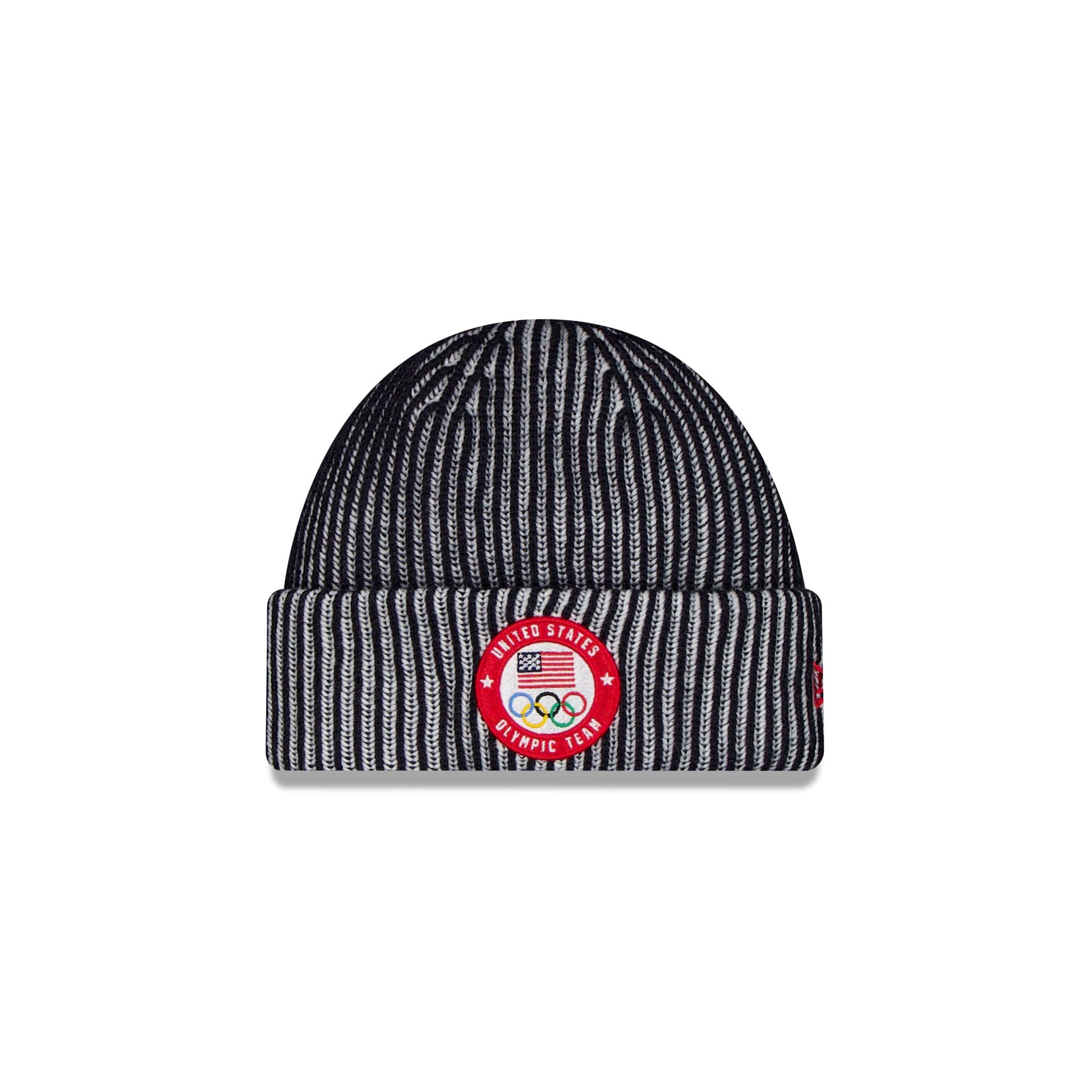 Team Usa Winter Olympics Cuff Knit Beanie Hat