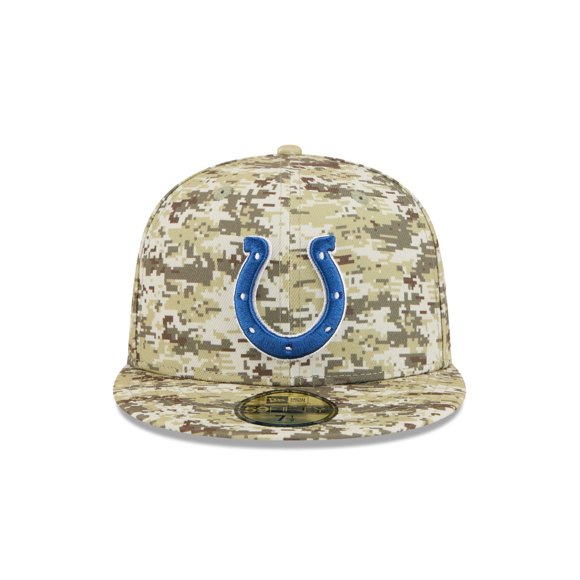 Alternative view of Indianapolis Colts 2025 Salute To Service Fan Gear 59Fifty Fitted Hat
