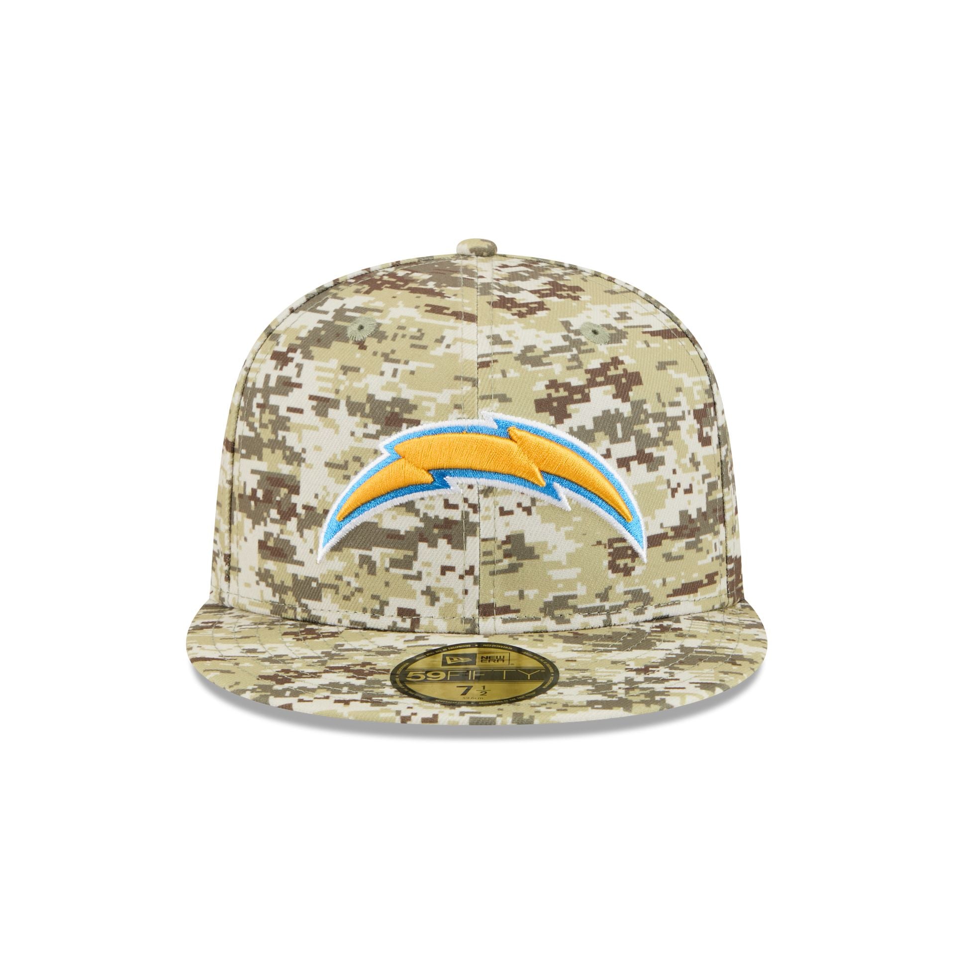 Alternative view of Los Angeles Chargers 2025 Salute To Service Fan Gear 59Fifty Fitted Hat