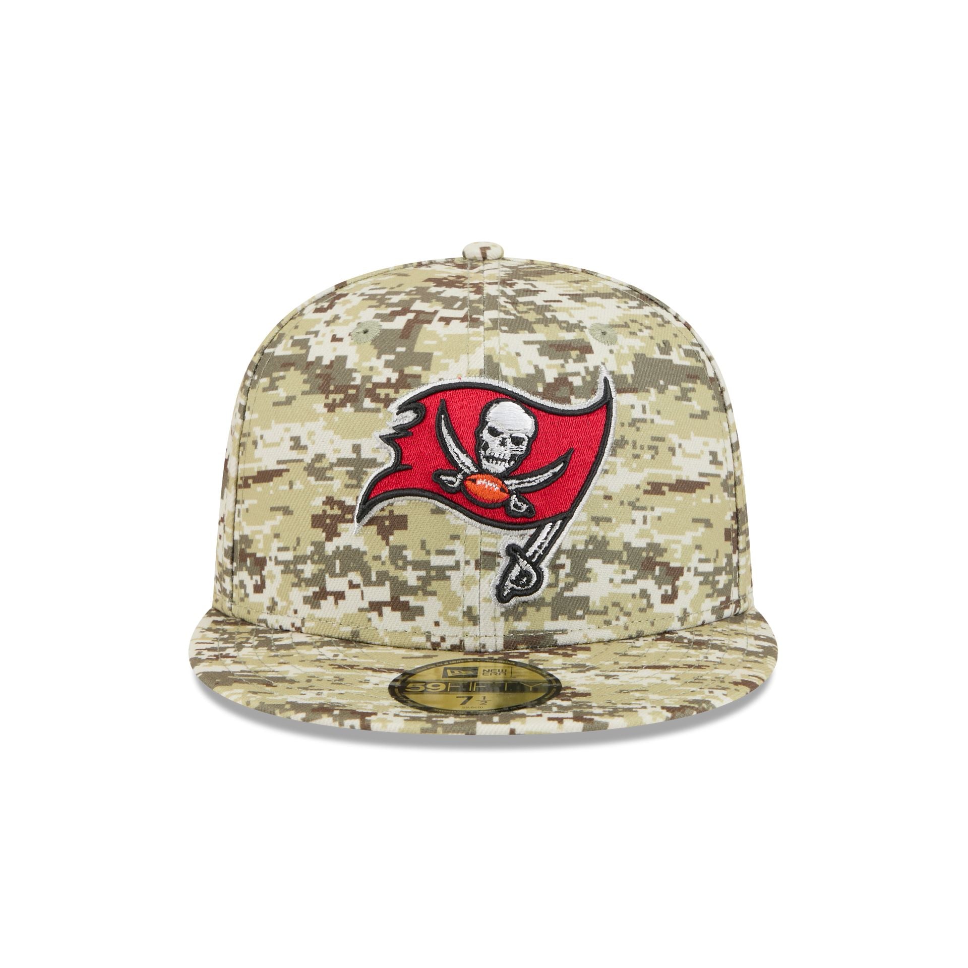 Alternative view of Tampa Bay Buccaneers 2025 Salute To Service Fan Gear 59Fifty Fitted Hat