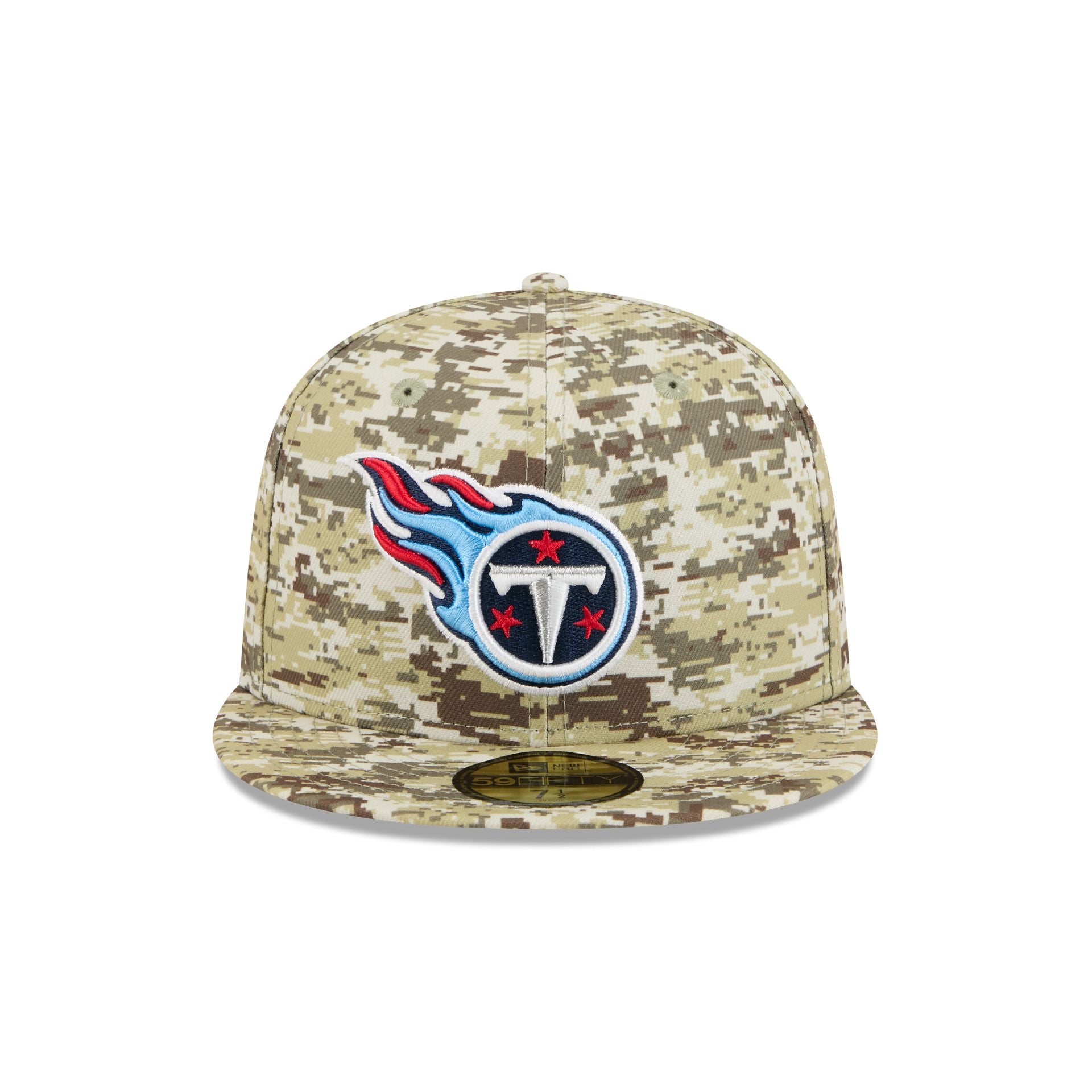 Alternative view of Tennessee Titans 2025 Salute To Service Fan Gear 59Fifty Fitted Hat
