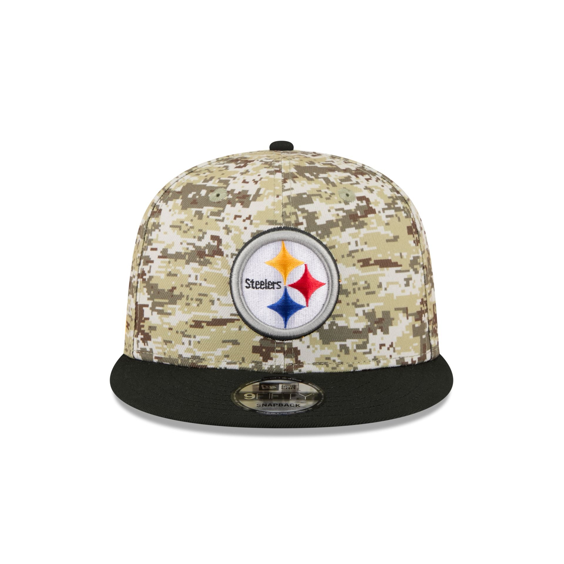 Alternative view of Pittsburgh Steelers 2025 Salute To Service Fan Gear 9Fifty Snapback Hat