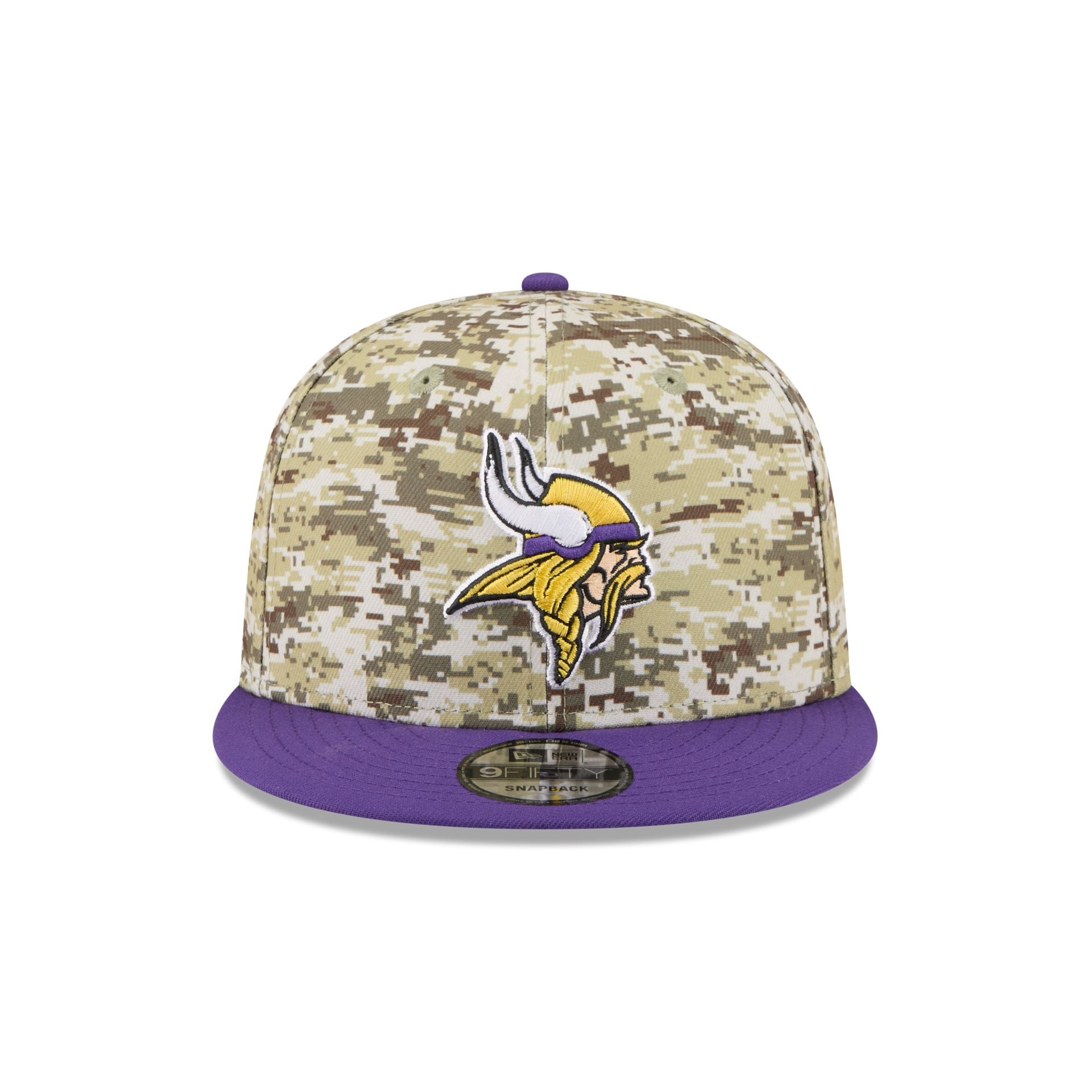 Alternative view of Minnesota Vikings 2025 Salute To Service Fan Gear 9Fifty Snapback Hat