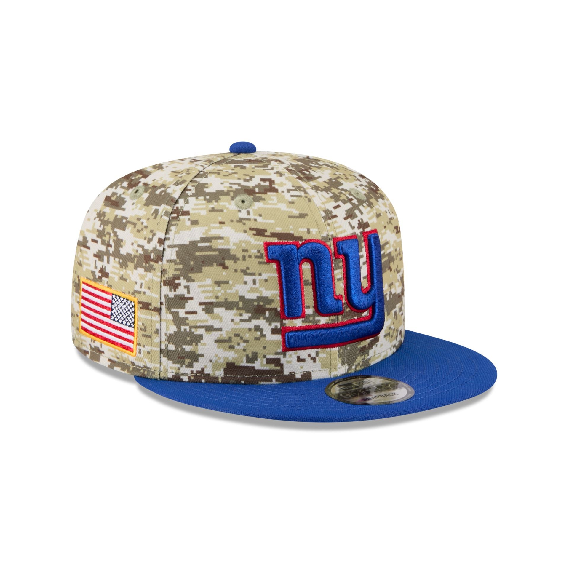New York Giants 2025 Salute To Service Fan Gear 9Fifty Snapback Hat