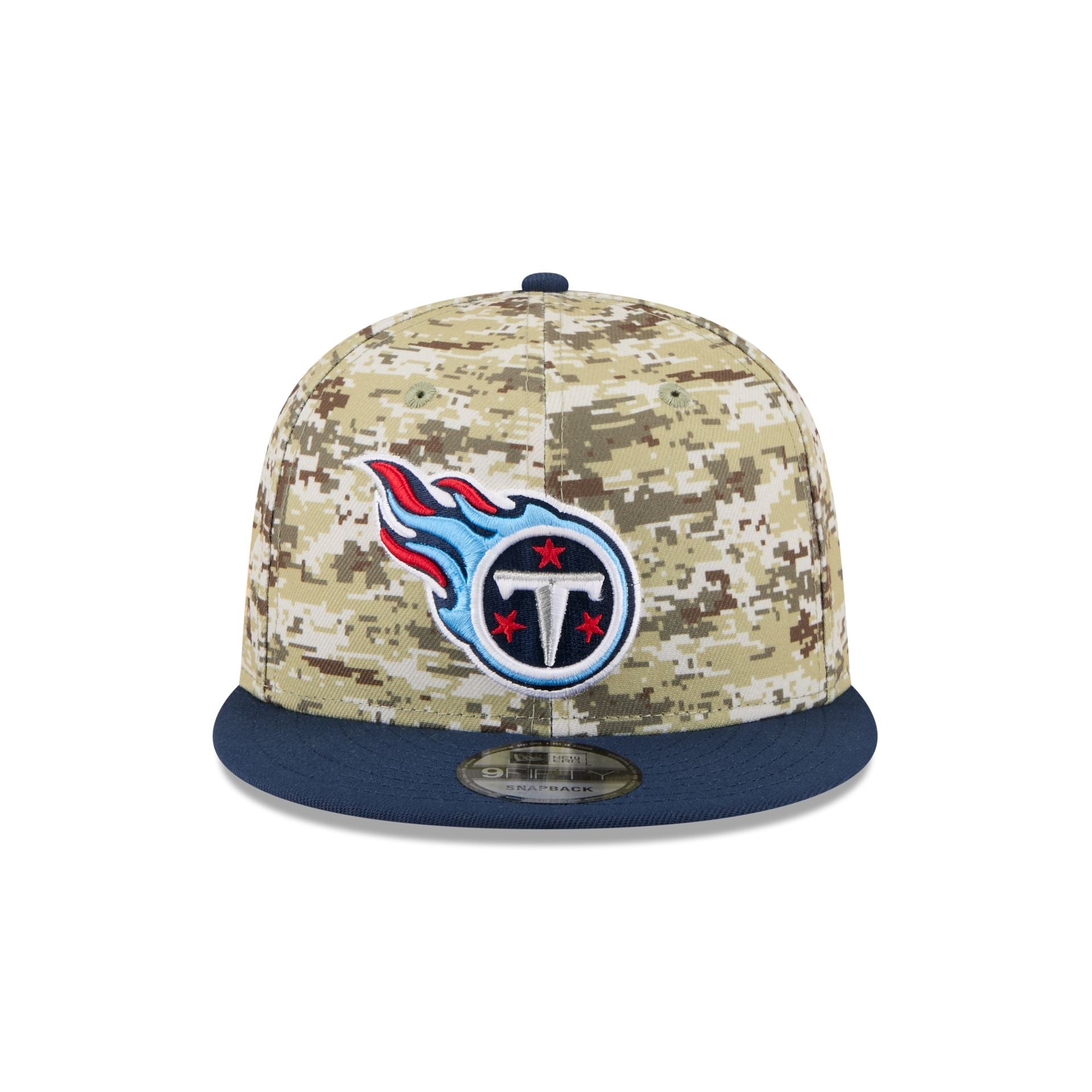 Alternative view of Tennessee Titans 2025 Salute To Service Fan Gear 9Fifty Snapback Hat