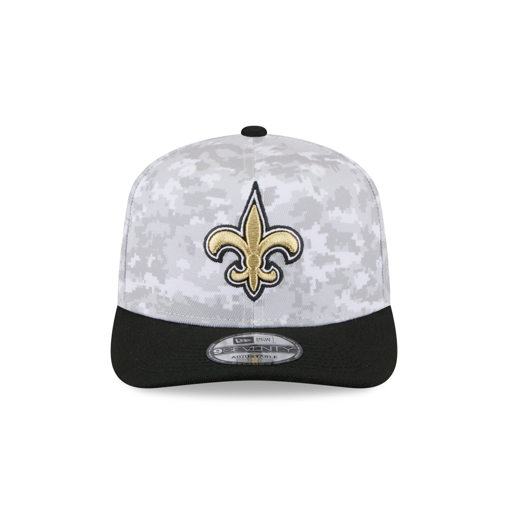 Alternative view of New Orleans Saints 2025 Salute To Service Fan Gear 9Seventy Stretch-Snap Hat