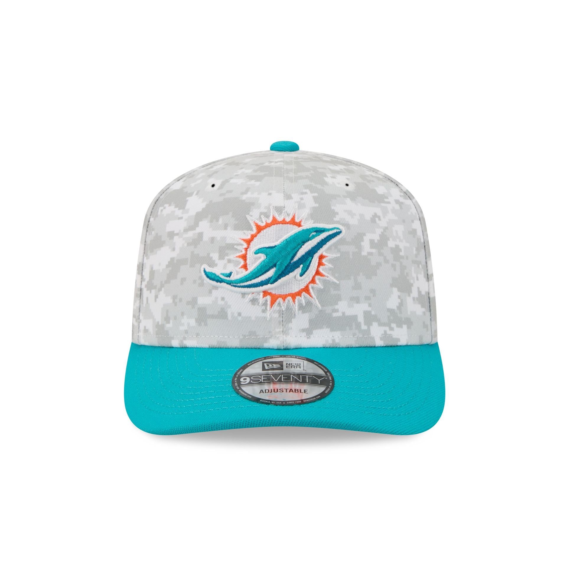 Alternative view of Miami Dolphins 2025 Salute To Service Fan Gear 9Seventy Stretch-Snap Hat