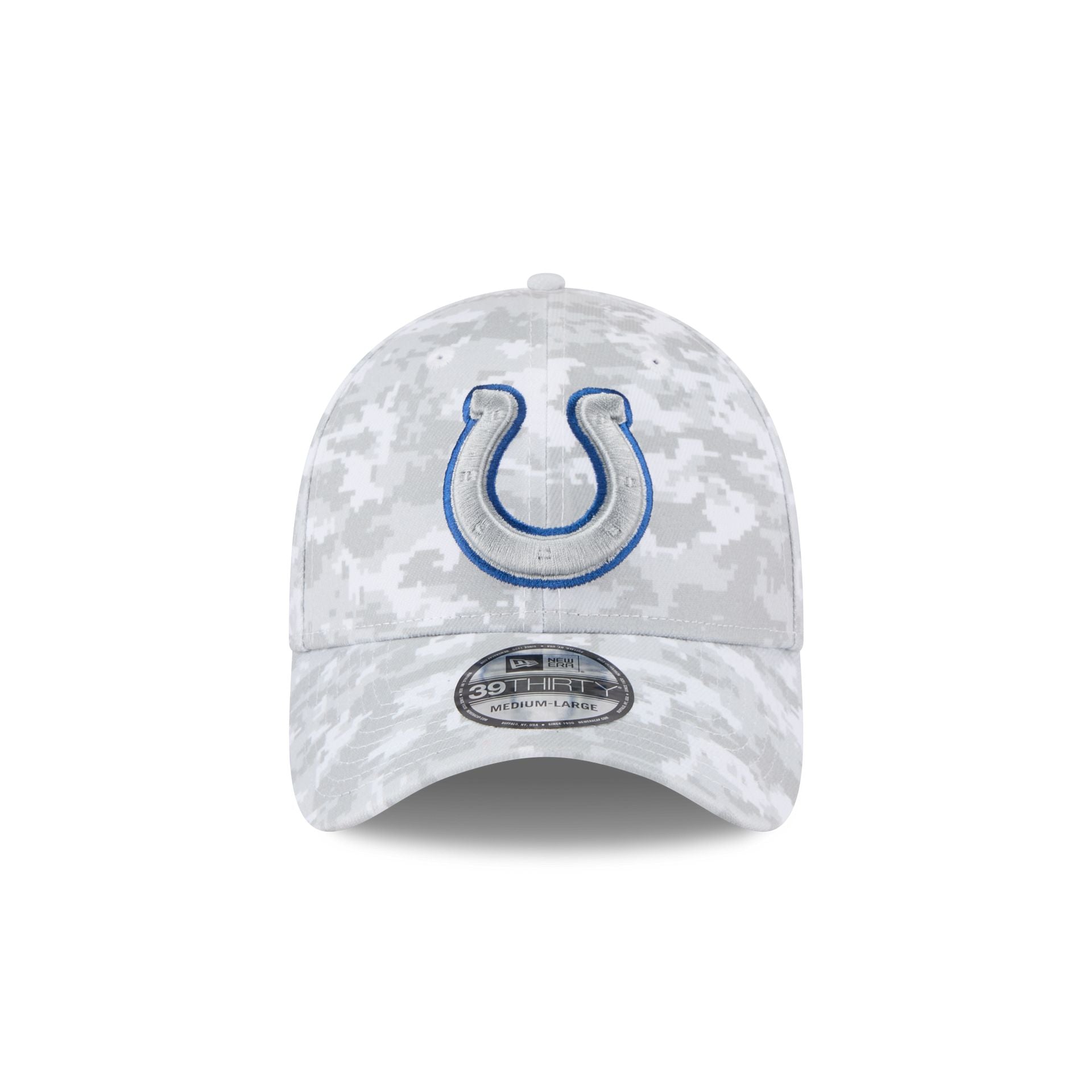 Alternative view of Indianapolis Colts 2025 Salute To Service Fan Gear 39Thirty Stretch Fit Hat