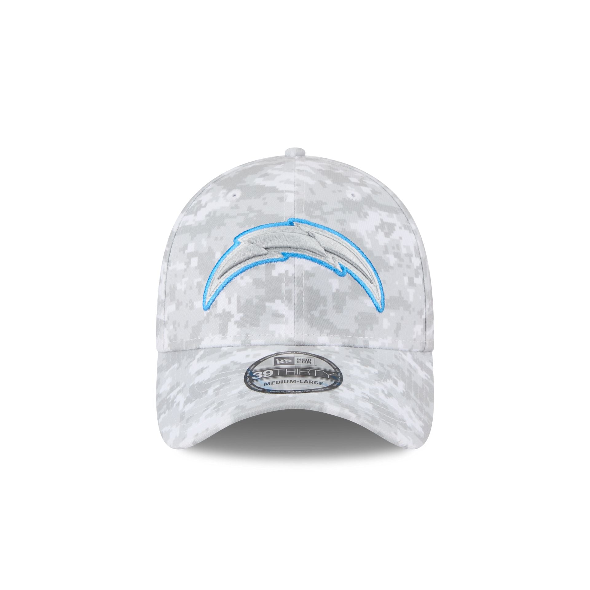 Alternative view of Los Angeles Chargers 2025 Salute To Service Fan Gear 39Thirty Stretch Fit Hat