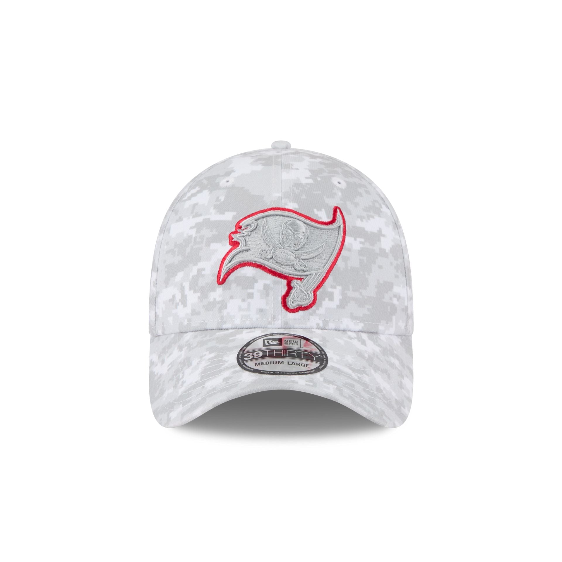 Alternative view of Tampa Bay Buccaneers 2025 Salute To Service Fan Gear 39Thirty Stretch Fit Hat