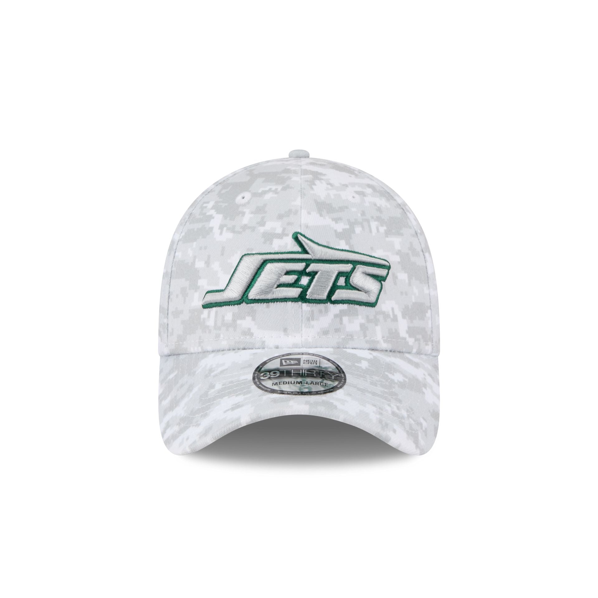 Alternative view of New York Jets 2025 Salute To Service Fan Gear 39Thirty Stretch Fit Hat