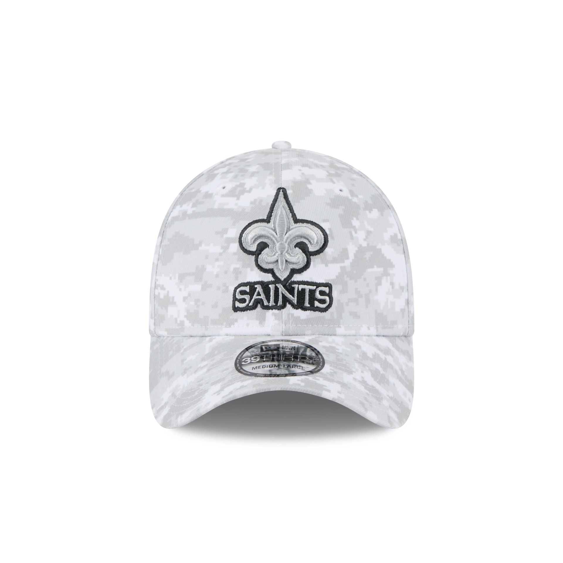 Alternative view of New Orleans Saints 2025 Salute To Service Fan Gear 39Thirty Stretch Fit Hat