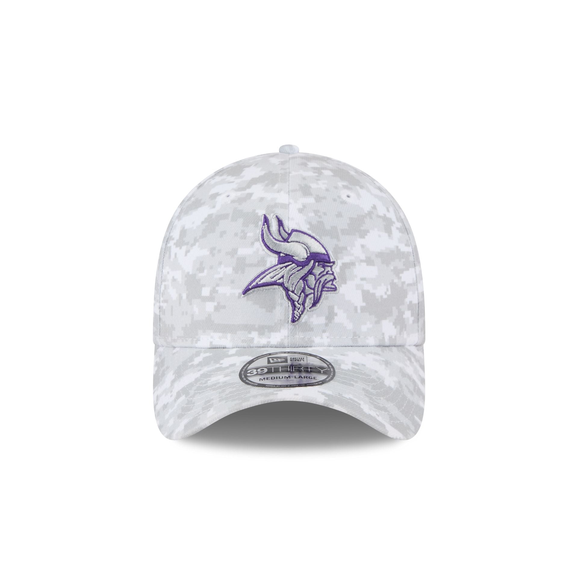 Alternative view of Minnesota Vikings 2025 Salute To Service Fan Gear 39Thirty Stretch Fit Hat