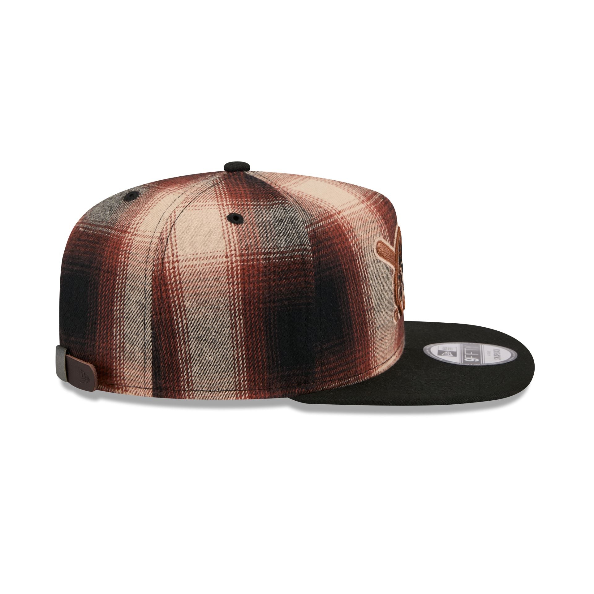Pittsburgh Pirates Grunge Plaid 9Fifty A-Frame Adjustable Hat - Image 5