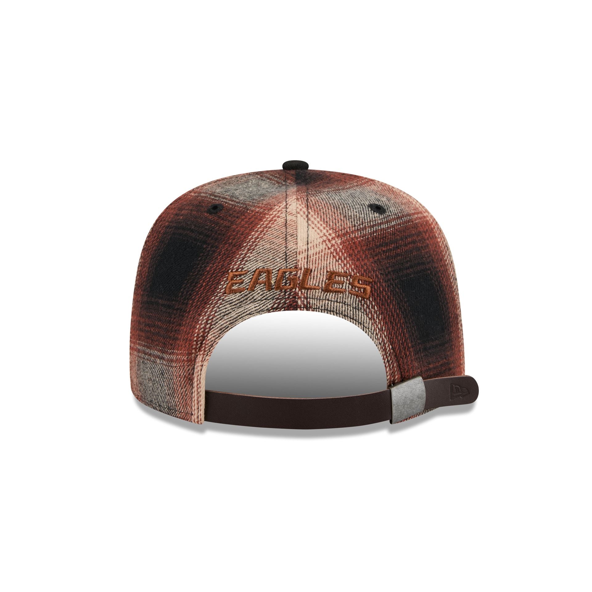 Philadelphia Eagles Grunge Plaid 9Fifty A-Frame Adjustable Hat - Image 6
