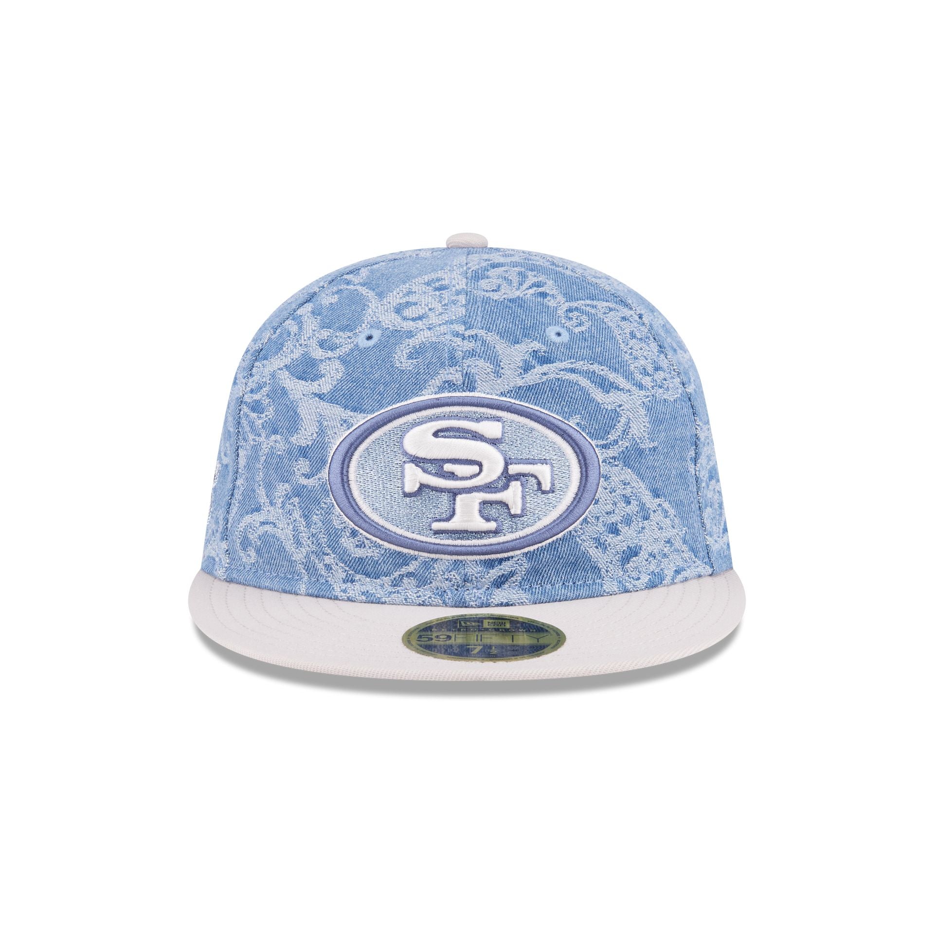 Alternative view of Just Caps Jacquard Denim San Francisco 49Ers Retro Crown 59Fifty Fitted Hat