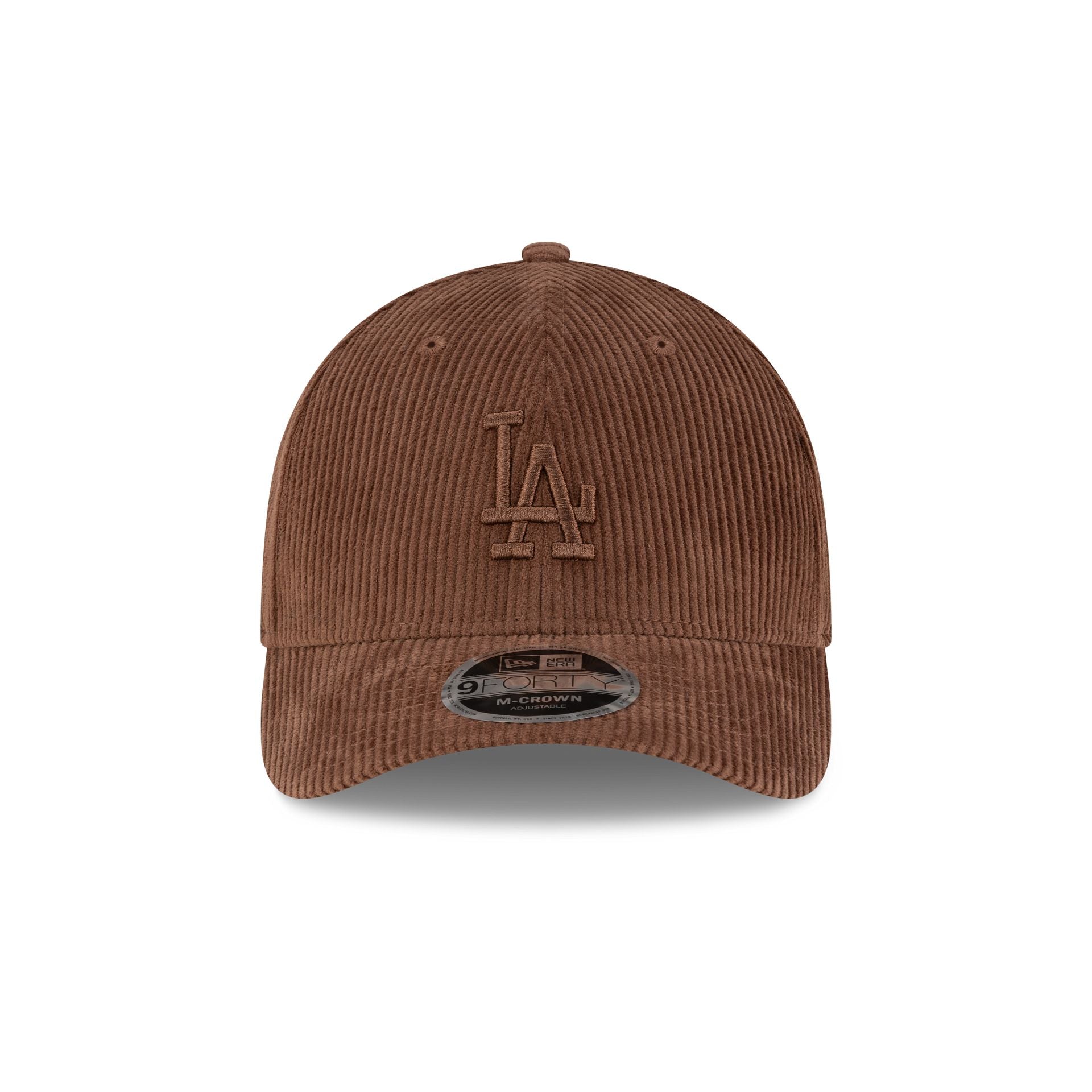 Alternative view of Los Angeles Dodgers Brown Corduroy 9Forty M-Crown Adjustable Hat