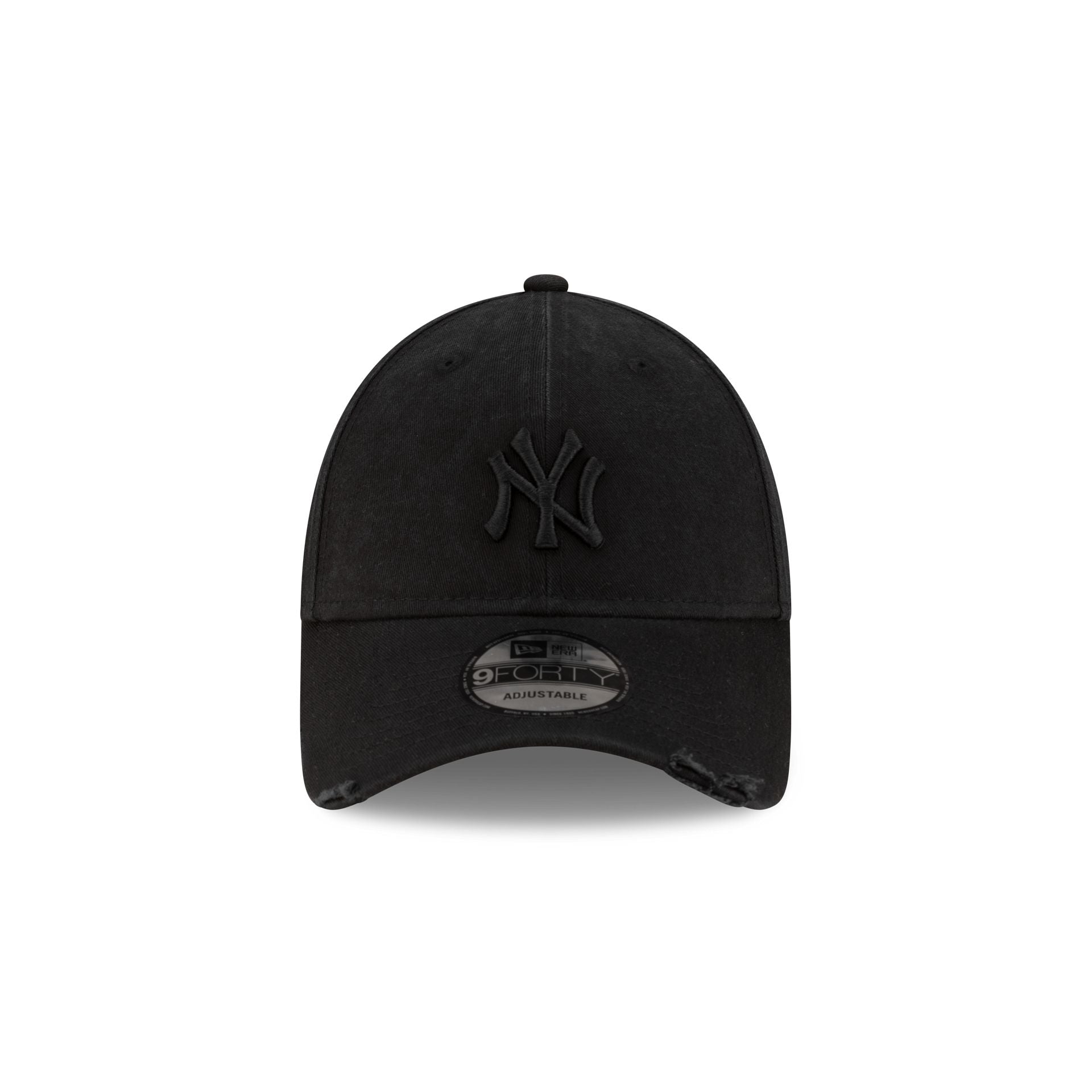 Alternative view of New York Yankees Distressed Black 9Forty Adjustable Hat